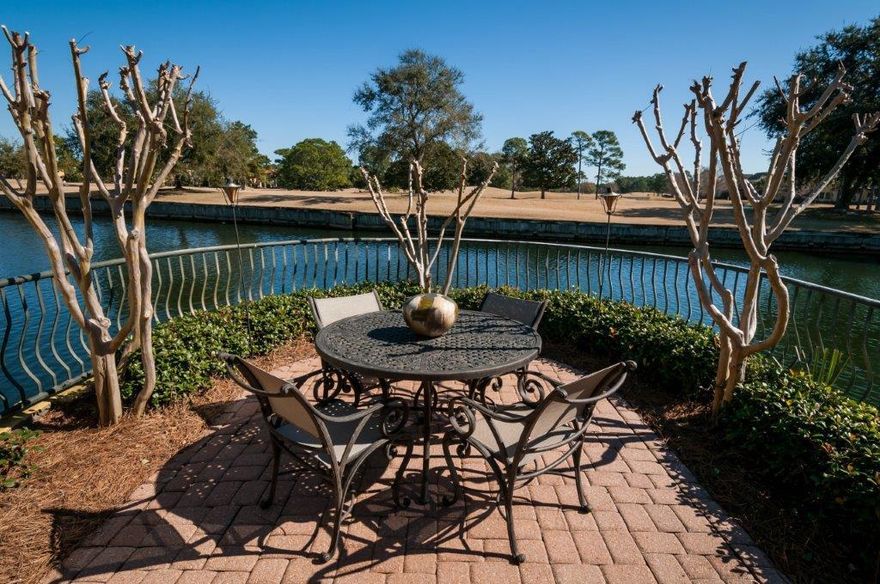 Turn-key property priced to sell! Three bedroom, three bath home with a 2-car garage on one floor. Property has an open living-dining-kitchen area with views to the lake and eighth fairway on Baytowne Golf Course. Numerous desirable features include Jennaire gas cooktop and fireplace, wood flooring in bedrooms ('16), stainless steel appliances ('17), and A/C replaced ('15), quartz countertops and subway tile backsplash. Screened porch runs across back of the home and has beautiful, expansive views of the lake and golf course. Shows like a model! Home is sold furnished. Fountains fees are $395/mo. Sandestin fees are $362.75/qtr. (Buyer to confirm all information, fees, and measurements.)