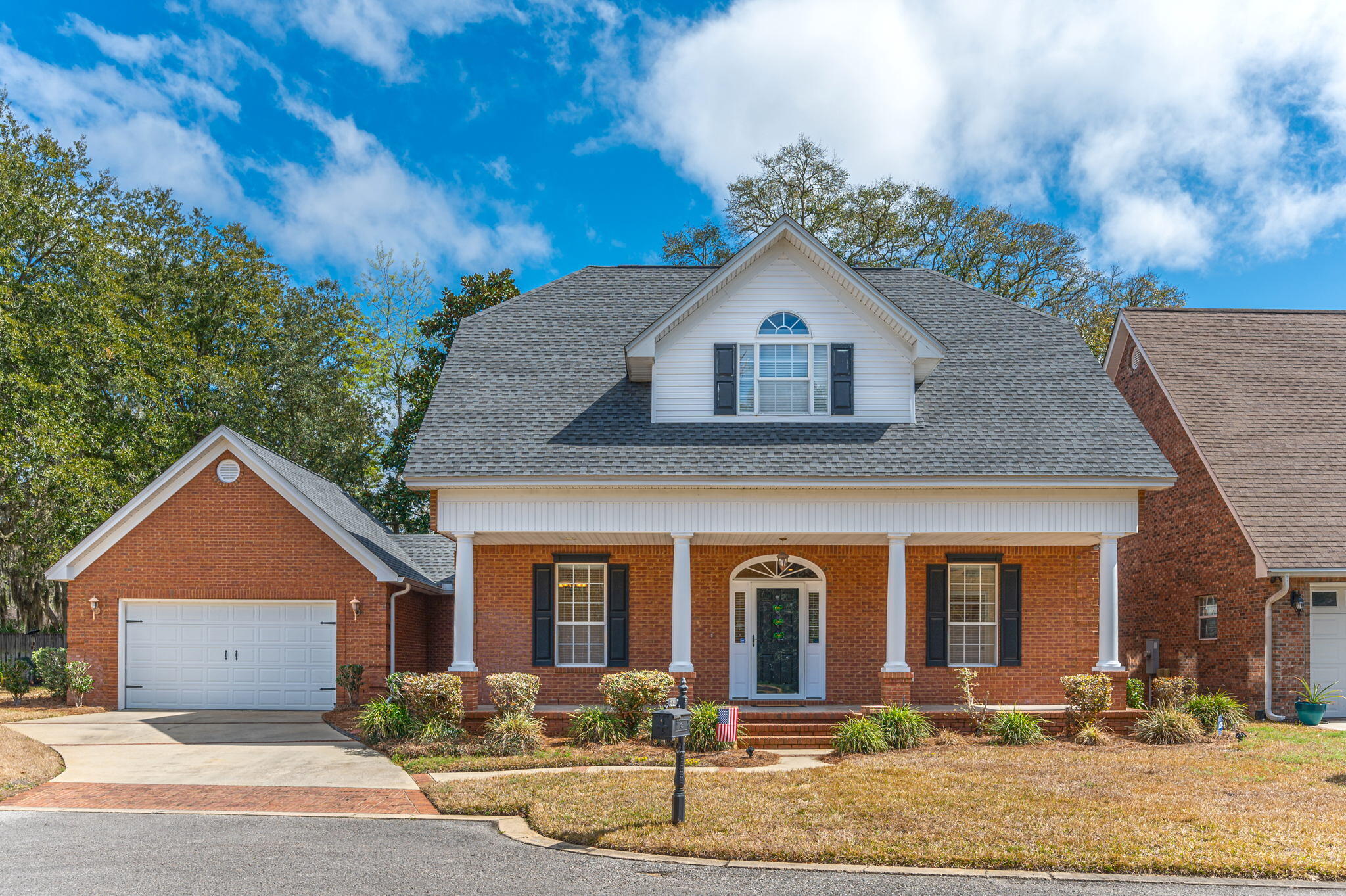 All eyes are on this immaculate home located in the gorgeous Grand Oaks Subdivision. Nestled among beautiful oak trees and only 300 yards to the deeded boat dock with a parking pad to make loading your boat and jet skis so convenient on the protected Boggy Bayou. Centrally located to the premier local restaurants, schools and Eglin Air Force Base. Enjoy your evenings on the large covered front porch or screened in back porch. The home's open floor plan features wood floors, vaulted ceilings, and a gas fireplace that is shared with the living room an study. The deeded deep water boat slip and two jet ski lifts (installed 2020) are a boaters dream. It' 12-foot draft and 10,000 pond boat lift is capable of accommodating either a V-Hull or pontoon. This is the only non shared dock!