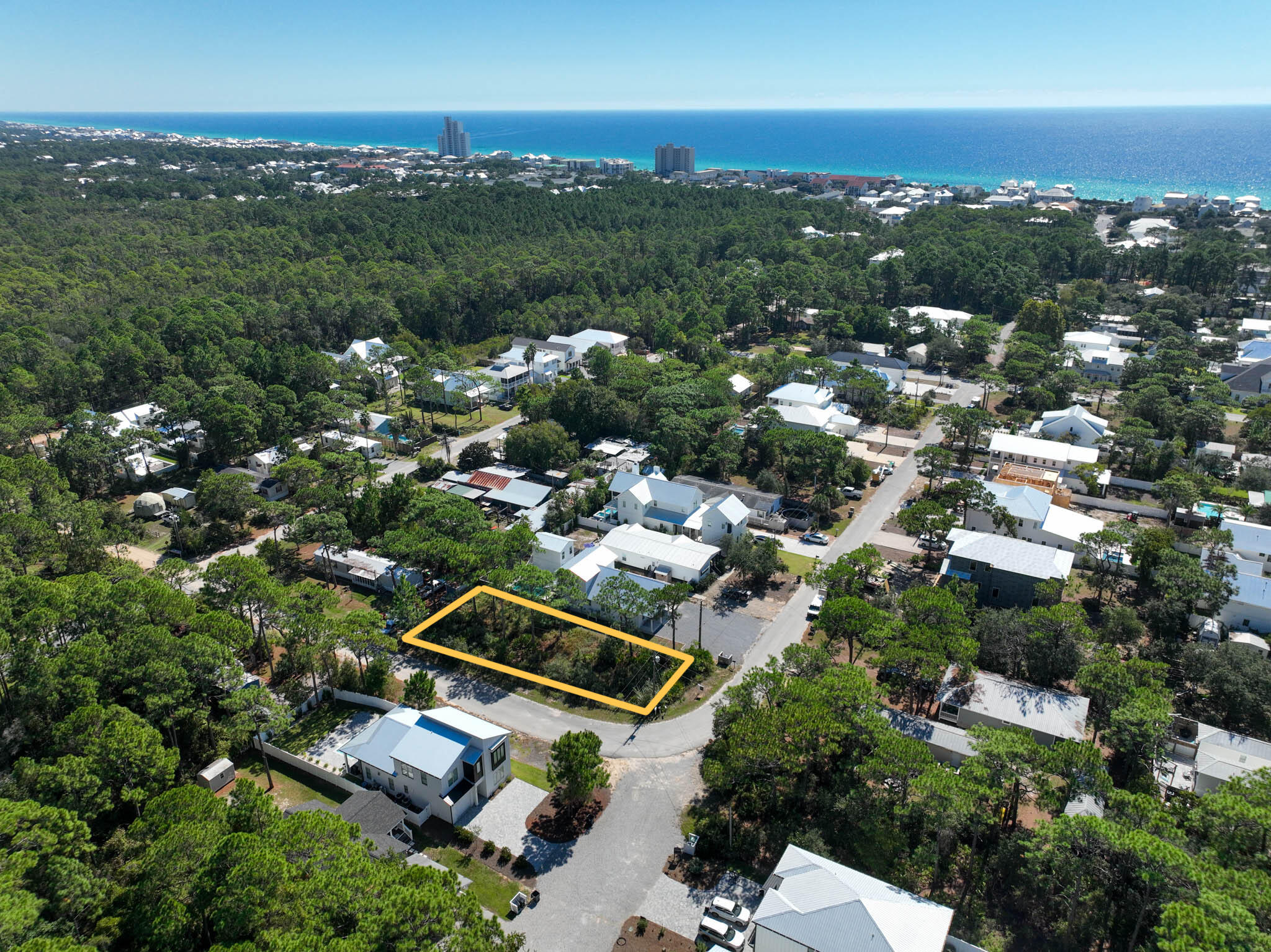 Build Your Dream Beach Home in the Heart of Seagrove!Tucked away on a quiet corner in sought-after Seagrove Beach, this prime homesite offers the perfect setting for a spacious coastal retreat--complete with room for a pool. Enjoy the freedom of no HOA, plus the convenience of deeded beach access and a public beach access point just down the road at the end of San Juan.Ideally located less than 1.5 miles from Seaside, you'll be close to everything that makes 30A so special--sugar-white beaches, scenic bike paths, rare coastal dune lakes, charming beach towns, nature preserves, and top-rated dining and shopping. Water and sewer connections are available, and the property sits in Flood Zone X for added peace of mind. Whether you're building your full-time residence or a vacation getaway, this location puts the best of the Emerald Coast right at your doorstep.