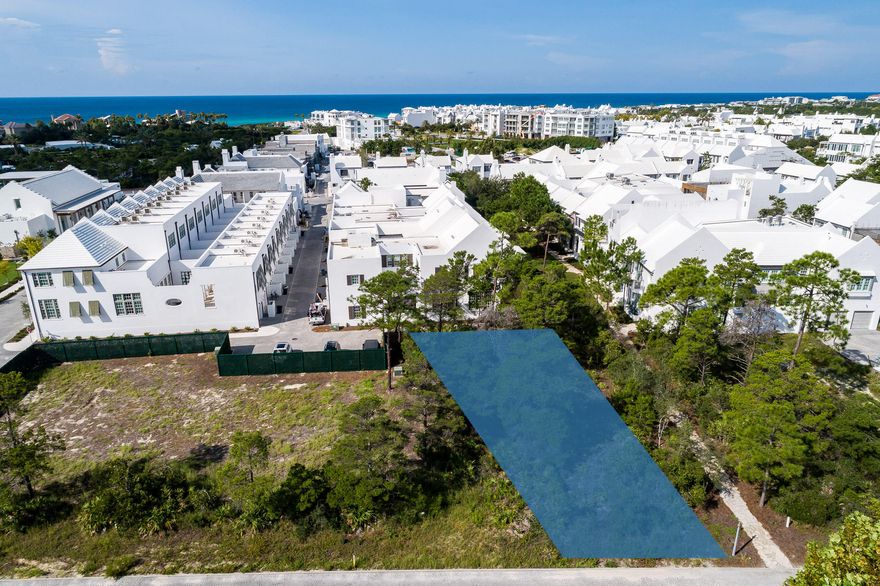 Corner homesite located North of 30A in Alys Beach close to Caliza Pool & Restaurant and within walking distance to ZUMA Wellness Center.