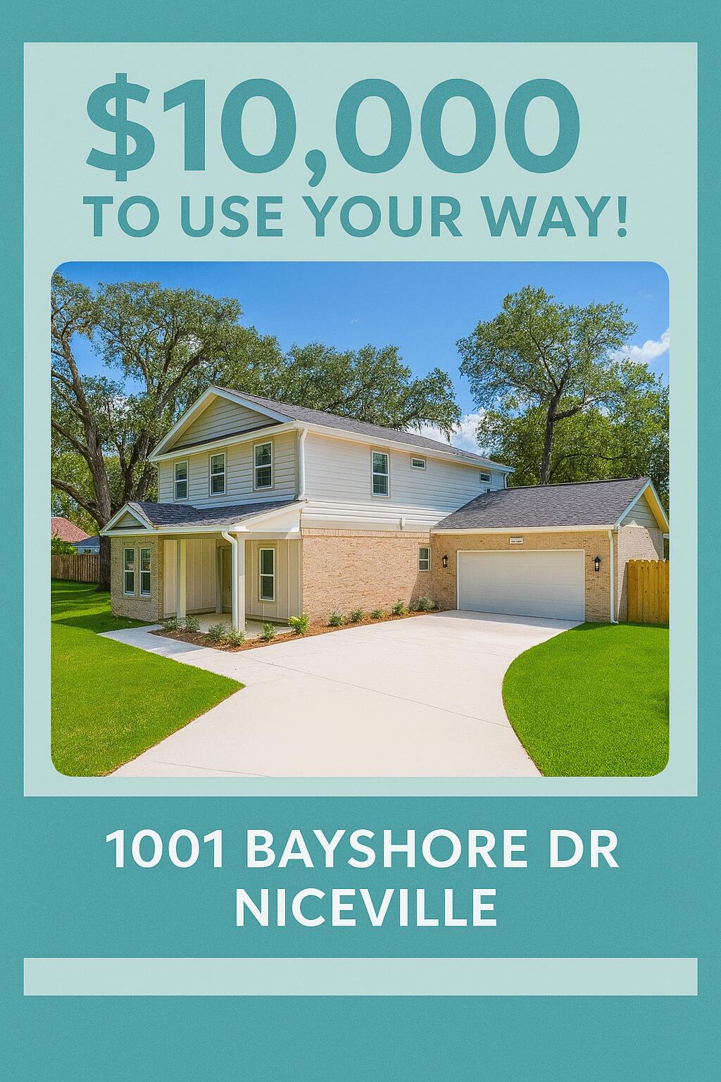 Welcome to your New Construction home, just steps from Lions Park and the public boat launch! Nestled on a charming tree-lined street with sidewalks and no HOA, this beautifully crafted 4-bedroom, 3 full bathrooms, home offers space, comfort, and convenience. Come inside to discover an inviting open floor plan featuring a dedicated office and an additional loft perfect for a playroom, media space, or second living area. The home blends modern finishes with timeless charm, including tongue and groove ceilings on the front and back porches, adding warmth and character to your outdoor living spaces.Designed with practicality in mind, a spacious mudroom off the garage helps keep life organized and tidy. Whether you're returning from the park or the boat launch just .10 of a mile away, this feature is a game-changer for active lifestyles. Located in an established neighborhood with no HOA restrictions, this home offers freedom, functionality, and the perfect location to enjoy the best of community and recreation.
Come take a look this one truly feels like home the moment you step inside! Seller to pay title, doc stamps and provide survey in addition to $10,000 towards buyers closing cost.