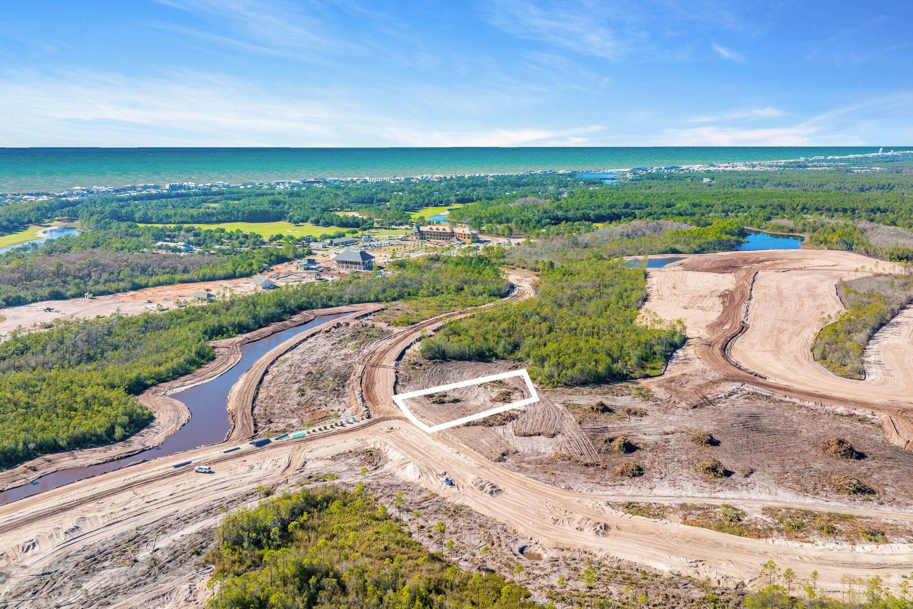 One of the most elite homesites in the new gorgeous gated rental restricted community of Watersound Camp Creek,. Lot 30 is over 1/2 acre bordered by water and wetlands offering a tranquil setting. The sale of the lot comes with a full Watersound Clubs Lifestyle membership which includes golf at Camp Creek, Sharks Tooth, Origins Golf Courses, a new planned Davis Love golf course as well as the Watersound Private Beach Club. This property offers premier access (within walking distance) to the new Amenity Center with two pools, a lazy river, tennis, pickle ball, a Wellness Center, the Camp Creek golf course and on site restaurants. The neighborhood is located between 98 and 30A giving you quick access to the new shopping center at Watersound Origins, a permanent farmers market, local brewery, boutique shopping and the beaches of 30A. The lot will be a focal point for the neighborhood as it is perfectly located with balanced dimensions allowing maximum flexibility for that spacial design of your dream home. This is the premier neighborhood in the area.
https://watersoundclub.com/