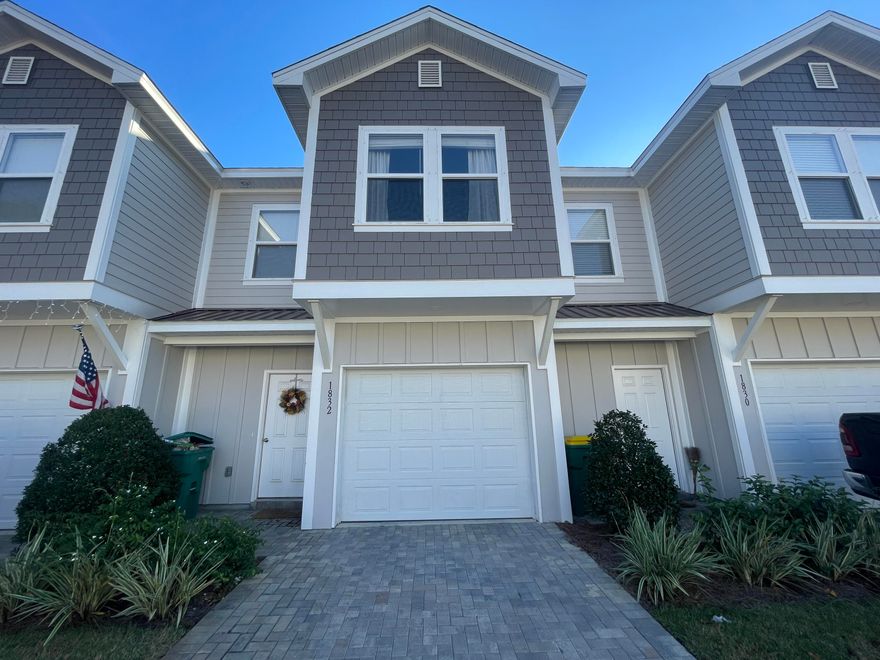 3-bedroom, 2.5-bath townhouse in a gated community, centrally located between Eglin and Hurlburt. This newer home features neutral paint tones and easy-to-maintain flooring throughout - no carpet!Downstairs offers a spacious living area that opens to the backyard with an open patio, plus a modern kitchen with granite countertops, stainless steel appliances, and a breakfast bar. A convenient half bath is also located on the main level.Upstairs you'll find the primary bedroom with a walk-in closet and private bath featuring a dual vanity and walk-in shower. Two additional bedrooms share a second full bathroom. Home includes a 1-car garage.Pets may be considered on a case-by-case basis with prior owner approval and a non-refundable pet fee. No smoking, including vapes.