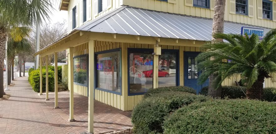 2 story freestanding retail location in downtown Fort Walton Beach. Formerly Islanders Surf Shop who will be moving out with next 30 days +-. Corner location. Glass display area. New brick pavers and covered porch.