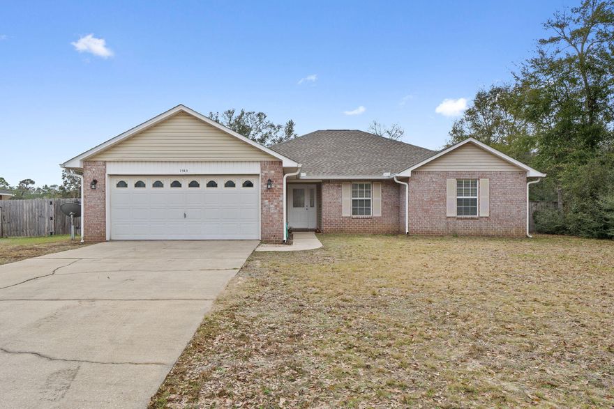 Welcome to this well-maintained 3-bed, 2-bath home with 1,696 sqft of comfortable living space. Located less than a mile from Hidden Creek Golf Course, this home offers both tranquility and convenience, with easy access to local amenities and outdoor recreation. Recent updates make this home an even more attractive choice. The roof and AC were both replaced in 2024, ensuring year-round comfort and peace of mind. The water heater was also replaced in 2023, enhancing the home's overall efficiency. These recent improvements allow you to move in with confidence, knowing major systems have been cared for. Inside, you'll find freshly painted walls and brand-new carpets in the bedrooms, giving the home a clean, updated feel. The open and spacious floor plan allows for easy living & entertaining, with ample natural light streaming through large windows.

This home combines modern updates with a fantastic location, with the beautiful Hidden Creek Golf Course and Navarre's white sandy beaches. With all the essentials taken care of, it's a great opportunity to settle into a move-in-ready home where comfort and convenience meet.