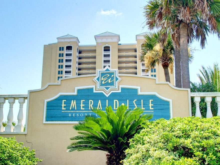 Welcome to the beach and welcome home to this fully furnished 2-bedroom/2-bath Gulf front condo located on the 6th floor of the ever popular Emerald Isle Resort Condominiums! Step inside and immediately be drawn to the views of the endless beaches and beams of sun bouncing off the waves of the Gulf of Mexico. The interior is the ideal spot to unwind after a long day at the beach or pool and features an open floor plan, coastal color pallet and tile throughout. The master bedroom with an en-suite bath provides direct coastal views. The second bedroom in the residence has two twin beds and an adjoining bathroom. Outstanding views of the glistening emerald waters can be seen from the private balcony which can be accessed from the living room and master bedroom