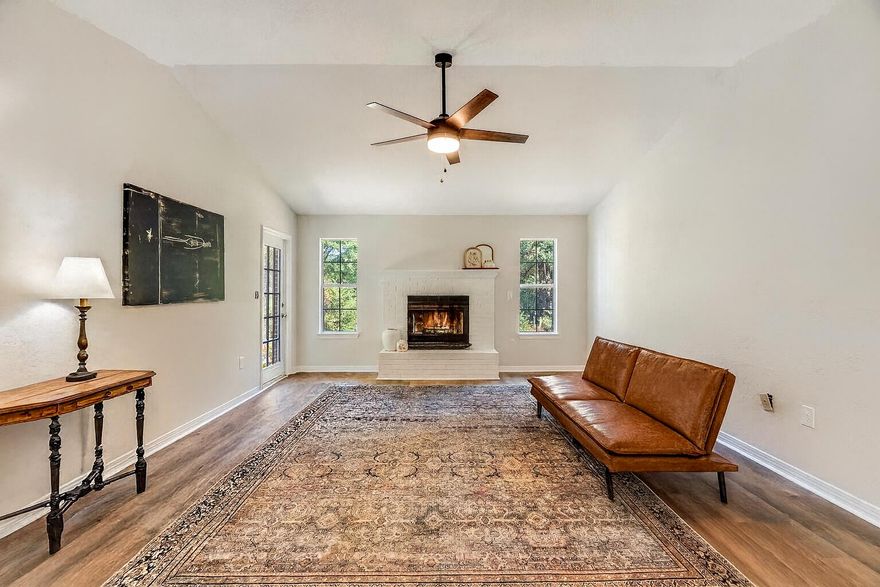 Sitting on almost half an acre in the heart of Crestview.This home could qualify for $65,000 in grant money that could be used for closing costs or to pay down the purchase price. This gorgeous home was recently refreshed with brand new  granite countertops, new flooring luxury vinyl plank flooring, new Sherwin Williams paint, new faucets, new stainless steel stove, dishwasher and microwave.  The large open living room has a built in brick  fireplace. New hot water heater in 2025. 4th bedroom currently a formal dining room could be a great office, game room or playroom! Sellers will install a new roof at closing and the BUYER can choose the shingle color. This great house has NO HOA.