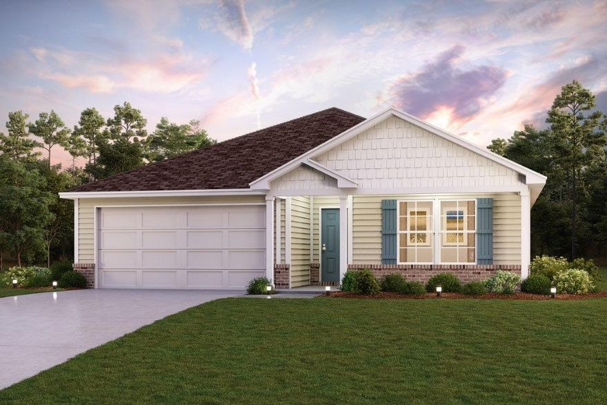 You will love this DELIGHTFUL NEW Single-Story Home in the Pinehurst Estates Community! The desirable Radford Plan boasts an open design encompassing the Living, Dining, and Kitchen spaces. The Kitchen features gorgeous cabinets, granite countertops, and Stainless-Steel Steel Appliances (Includes, Range with Microwave hood, and Dishwasher).  Additionally, the primary suite has a private bath with dual vanity sinks and a walk-in closet. This home also includes 3 more bedrooms and a full secondary bath. Outside, there is a relaxing patio space.