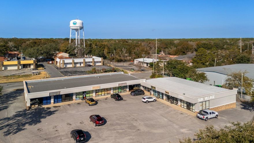Sun Village is a 10,000sf retail center with access from Mary Esther Blvd. Prominently located next to Publix, Chipotle, 2nd & Charles, and more, this property has been recently renovated with new paint, lighting, landscaping, and a soon to be refinished parking lot. Enjoy all the amenities and services of being in the central retail area of Ft. Walton Beach, FL.This listing is for Ste A, consisting of 2,000sf.