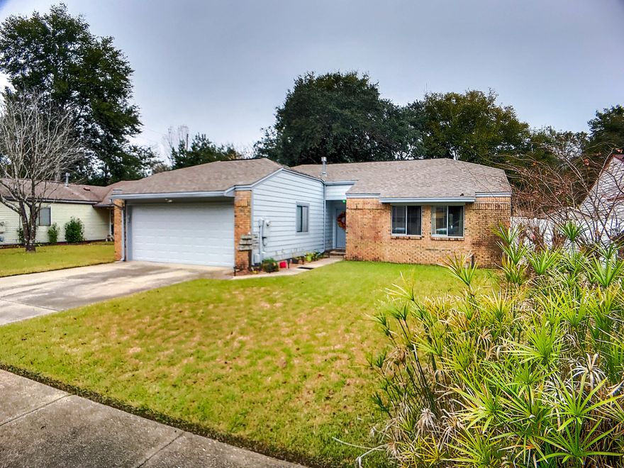 Wonderfully updated home centrally located in Niceville. The owner has meticulously maintained this home . The home has dimensional shingle roof and hardi plank siding on the exterior. Inside, the kitchen and both bathrooms have been updated. There are wood look tile floors throughout the main areas and carpet in the bedrooms. Out back is a covered porch that is peaceful. The lawn has been professionally manicured and is ready for you. Come see this home today.