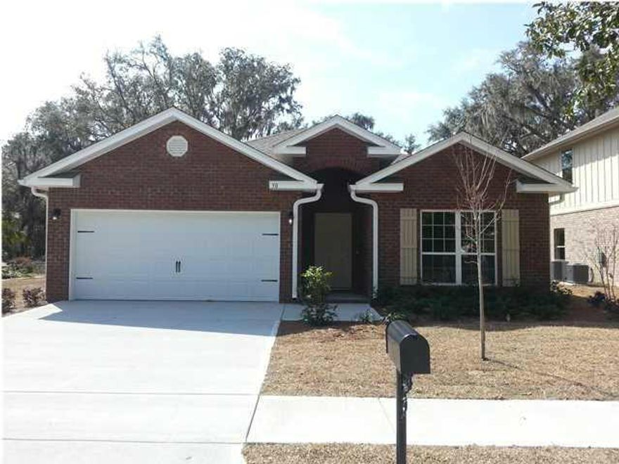 Located in beautiful Point Washington walking distance to Eden State Gardens and five minute drive to beaches along Hwy 30A!Two story brick home with three bedrooms and additional study or fourth bedroom. This home will also feature a two car garage, seamless rain gutters, and select GE appliances. Currently at foundation stage; reserve soon to select options, upgrades and colors! Seller pays up to $7500 in closing cost with preferred lender. Model home open daily!