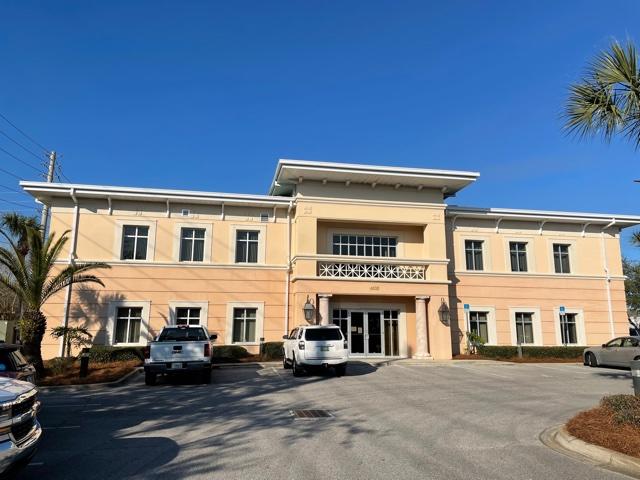 Professional Office Space recently remodeled. Beautiful reception area, 8 large windowed offices, 2 private restrooms, kitchen / break area and a large conference room. This space is located on the ground floor with easy access into the building. This office building is located at a traffic signal along Highway 98. An existing monument sign has an existing panel available for this tenant's use. Large parking field available for all tenant's use. Other tenants in the building include Dentists, Accounting Firm, Civil Engineer and others. Rent is $20/SF gross.