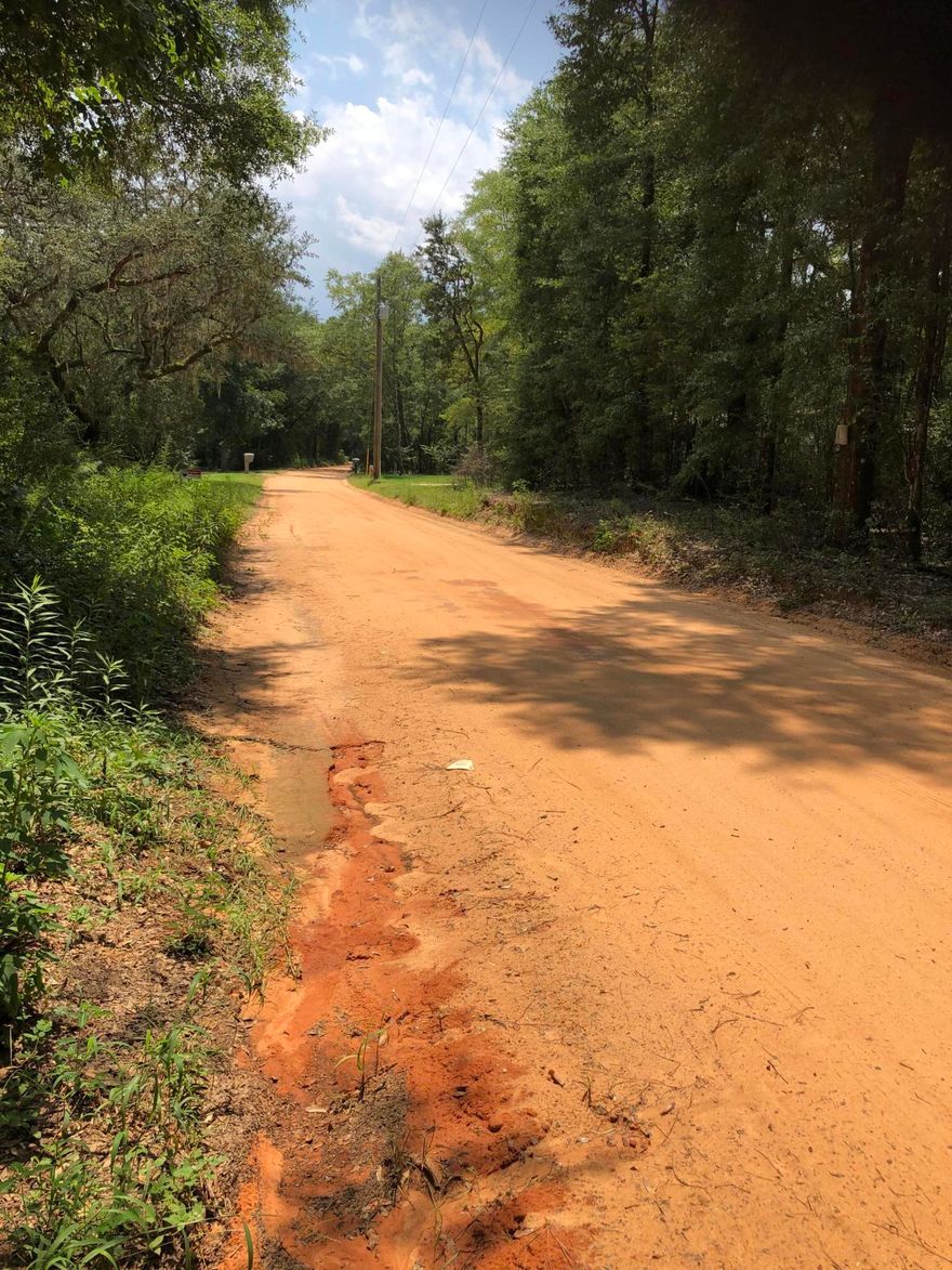 This lovely property is 1.35 acres and nestledin a quiet location outside of Baker and near Crestview.  The property has beautiful oak trees and a stream running near the upper corner.  The property is in a great community and is close to bases and the beaches.