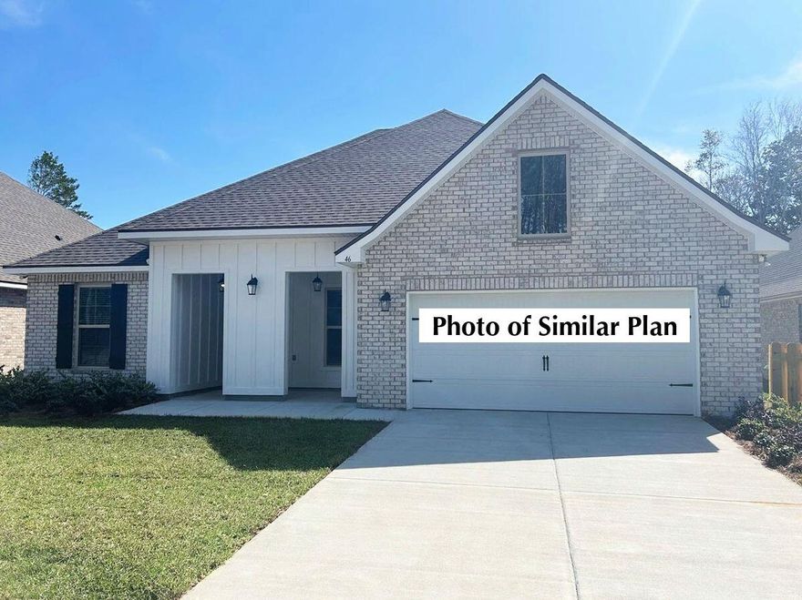 The HICKORY III G in Young Oaks community offers a 5 bedroom, 3 full bathroom, open design with formal dining room and separate den. Upgrades added (list attached).Features: double vanity, garden tub, separate shower, and walk-in closet in master bath, kitchen island, walk-in pantry, boot bench at garage entry, covered porches, crown molding, recessed lighting, ceiling fans, framed mirrors, smoke/carbon monoxide detectors, landscaping, architectural 30-year shingles, flood lights, and more! Energy Efficient Features: water heater, kitchen appliance package with a electric range, vinyl low E MI windows, and more! Energy Star Partner.