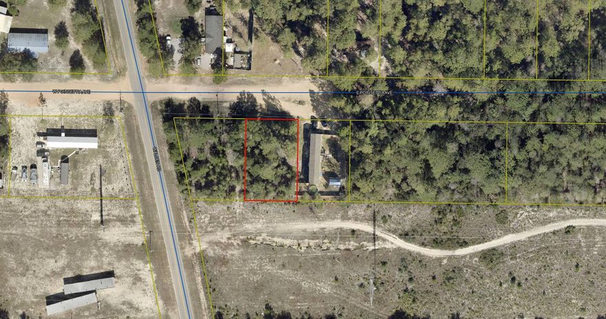 Build your dream home, weekend cottage or  mobile home Located in the growing community of Mossy Head. property backs up to powerline easement. Conveniently located to I10 and HWY 331. A few minutes drive to local Springs and 30A beaches. Survey is available.