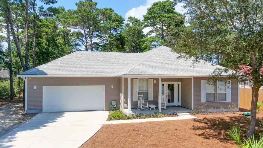 LOCATION! NO HOA! Don't miss out on this pristine newly painted, pressure washed, landscaped and professionally deep cleaned treasure. Family has resided in this immaculately maintained, lovely ranch style Florida Cottage with open floor plan and extra large two car garage. Previous owner was a talented wood worker who utilized the over sized garage as a workshop. Relax on the private screened in back porch. The generous lot is fenced in on two sides with a vacant lot next door providing privacy in this coveted quite neighborhood just blocks to Gulfview Heights Beach Access with powder sugar sand. Shopping, and dining along Scenic 30A steps away. Point Washington State Forest Long Leaf Pine hiking trail-head 2 blocks away! It's all here waiting for YOU!