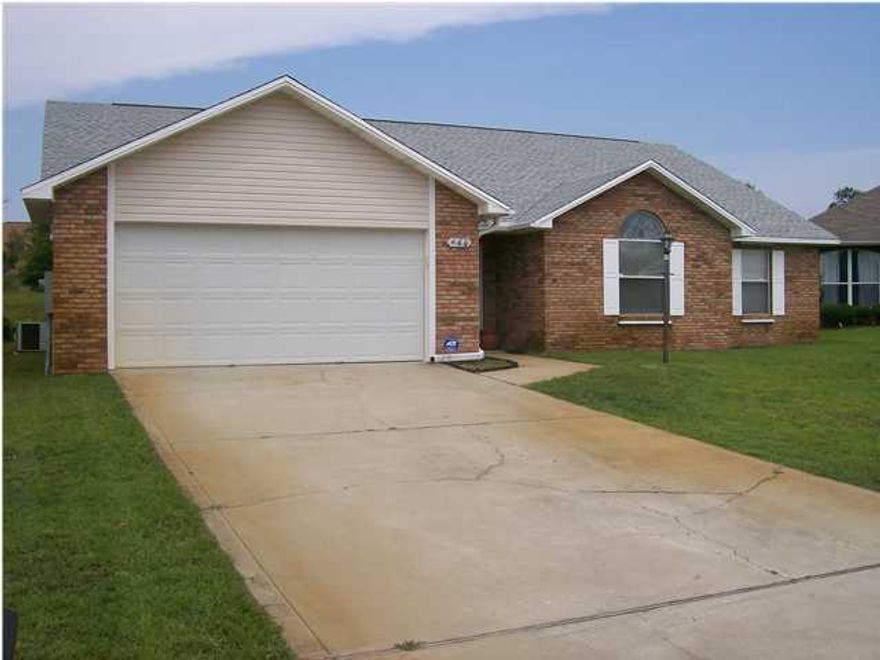 AVAIL: 8/10. FLEXIBLE SECURITY DEPOSIT OPTION: CAN BE MADE IN 2 MONTHLY INSTALLMENTS IF QUALIFIED. SORRY, NO PETS/SMOKING. FABULOUS 4/2/2 ALL BRICK HOME! Home features a split bedroom plan for extra privacy, 3 out of the 4 bedrooms have walk in closets. NEWLY PAINTED INTERIOR! NEW carpet throughout & tile in the wet areas. Open living/kitchen/dining combo. Living room features recessed lighting, gas fireplace, entertainment nook & vaulted ceilings. Kitchen features a breakfast bar, center island, lots of cabinetry, pantry & all appliances in place. Master suite has vaulted ceilings, a huge walk in closet as well as a separate shower, garden tub, double vanity sink & glass block design. Inside utility room leads out to the 2 car garage w/ auto opener, shelving & pull down stairs. HVAC unit replaced- 2012 & roof replaced- 2005. Outside you will find a lawn pump & sprinkler system for easy lawn maintenance & a covered back patio great for relaxing/entertaining. Hurricane shutters convey & are in the garage. This is a great neighborhood that features decorative street lights & mailboxes. Home is in the cul-de-sac & is a dead end road for little through traffic. Close & convenient to Hurlburt AFB, schools, shopping, restaurants & the beautiful white sandy beach! ENJOY THE NICE WATERVIEWS OF THE SOUND FROM THE FRONT DRIVEWAY! *Welcome Home*