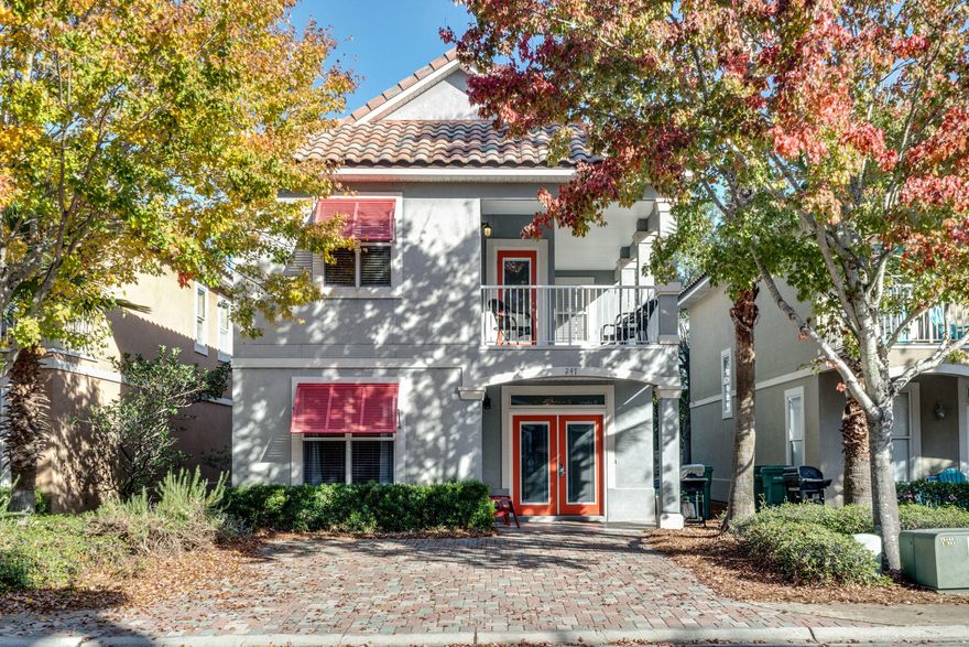 This fabulous 4 bedroom 3 bath coastal retreat is located in the heart of Destin at the Villages of Crystal Beach. First Floor has an open floor plan with kitchen that has a long breakfast bar, dinning and living area that is great for entertaining. Bedroom with King bed, full restroom and laundry room with ample space for storage. Second floor has a large Master Suite with 2 closets and master bath that boasts a jetted tub for maximum relaxation. Third bedroom has a King bed and 4th bedroom has custom full over full bunk beds. The large covered porch is accessible to from the hallway as well as the Master Suite. The Villages of Crystal Beach is a gated community. One of the greatest features of this spectacular community is the large resort-like pool complete with a tiki bar and