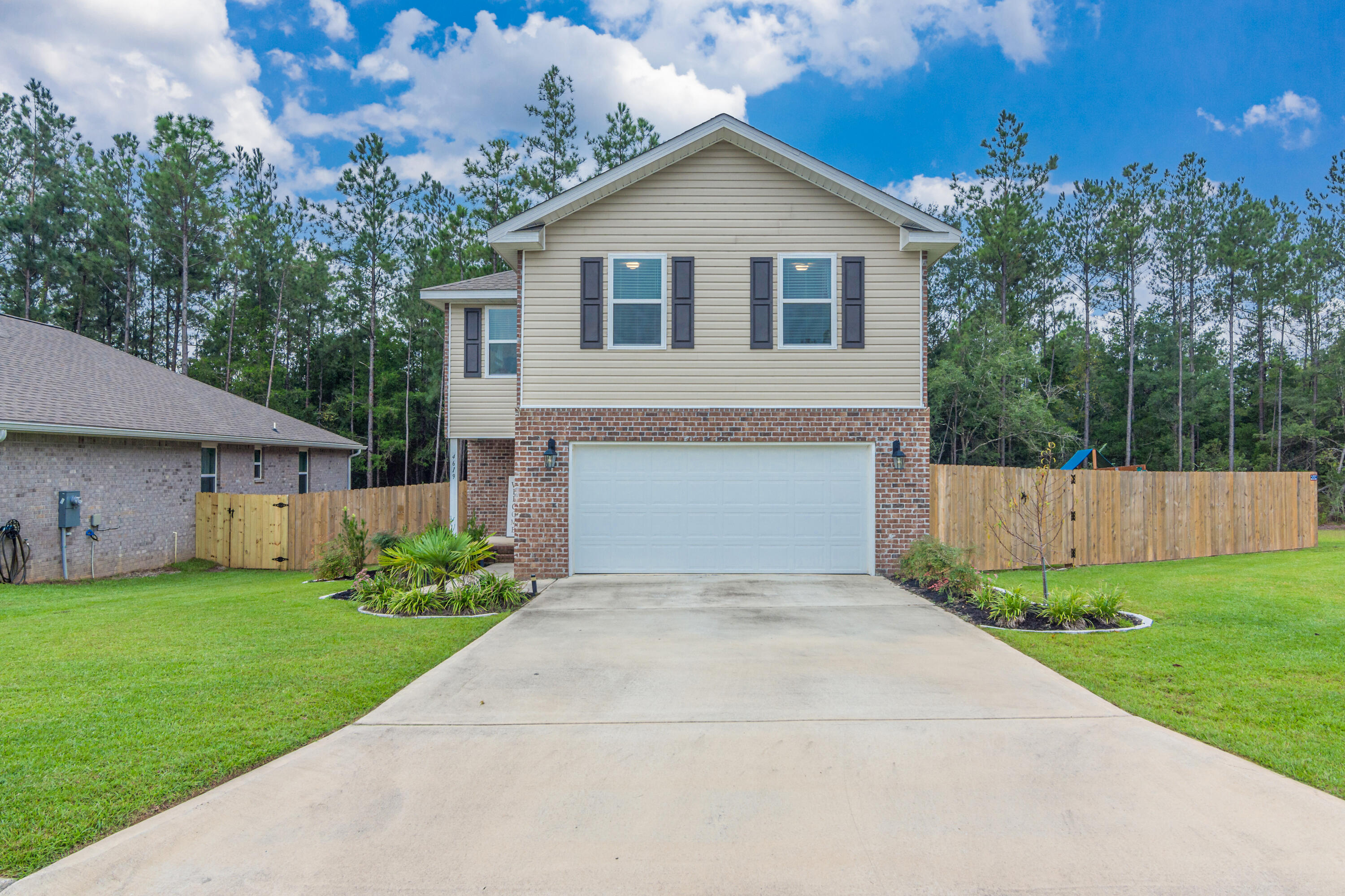 Located on one of the largest lots in the subdivision, this 2019-built home is completely move-in ready. Storage abounds in this adorable 4-bedroom home. Completely open-concept downstairs, featuring a large kitchen island and plenty of room for entertaining. Neutral colors and LVP throughout make it the ultimate in low maintenance living. Upstairs, you'll find a generously-sized master bedroom along with the other three bedrooms, and the laundry room for your convenience. The backyard features plenty of room for a pool and is a great entertaining space. Put this one on your short list, and schedule your appointment today!