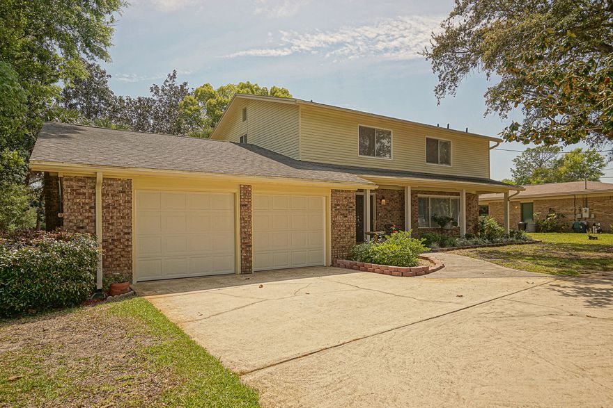 Set within the desired Lake Lorraine community of shalimar and with lovely views over the golf course, this move-in ready home offers a life of leisure.Update** new roof is schdule for house.Water heater is also be replaced**Luxurious spacious living awaits in this three-bedroom home Indulge in the luxurious lifestyle of golf course living with this easy-care, move-in ready brick home. The layout is spacious and bursting with natural light. There are three bedrooms and 2.5 bathroomsThe kitchen is well-equipped with a suite of appliances including a dishwasher, plenty of storage and a breakfast bar. The kitchen is open to the casual meals area and there is also a formal dining room