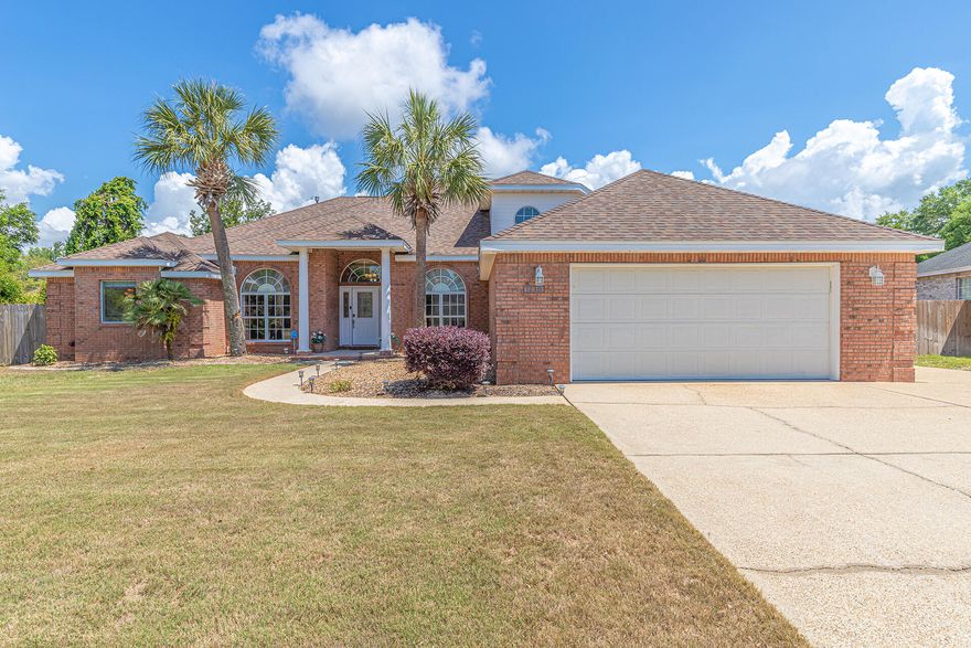 Beautiful 4 bedroom, 4 bath POOL HOME, located in desirable Raintree Estates subdivision. This home features a fantastic layout with beautiful wood floors, and raised ceilings throughout the main living areas and OFFICE. Spacious kitchen with with granite countertops, stainless steel appliances, custom cabinets, gas stove, double ovens, two pantries, wine cabinet, and a breakfast bar. Large breakfast room overlooking the sparkling pool. All four bedrooms are a generously sized and each has their own private bathroom including one with direct access from the pool. Upstairs, utilize the large bedroom as a mother-in-law suite, guest suite, or an amazing game/media room; featuring a full bathroom, coat closet, and additional L-shaped walk-in closet. Enjoy your summers in the