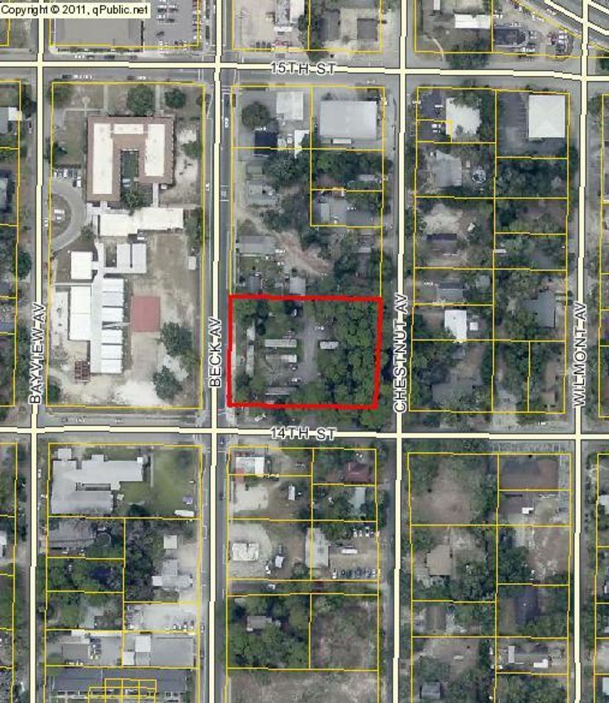 With all of the planned development and re-development for St. Andrew's and Beck Avenue, this is a great opportunity to own such a desirable piece of property. Approximately 1.2 acres and 198 front feet located directly on Beck Avenue zoned GC-2 (General Commercial 2) per Panama City Planning and Zoning. LOT AND PROPERTY DIMENSIONS ARE ESTIMATE ONLY..PLEASE VERIFY IF IMPORTANT.