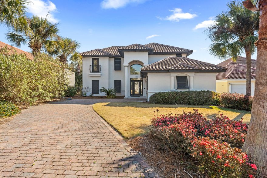 Beautiful completely renovated home across the street from the white sands of the emerald gulf waters! Nestled in one of the most lush and private locations along Scenic 98 in Destin, it is just a 5 minute walk from the beach access and has a large backyard with room for a pool! It would make an awesome primary or secondary home, or this home is sure to be a major rental income producer and sleeps up to 17 people with 5 bedrooms (2 masters - one on the main floor) and 5bathrooms. This beautiful home exudes Florida elegance, communicated through beautiful interiors and finishes, excellent craftsmanship, and wonderful amenities.