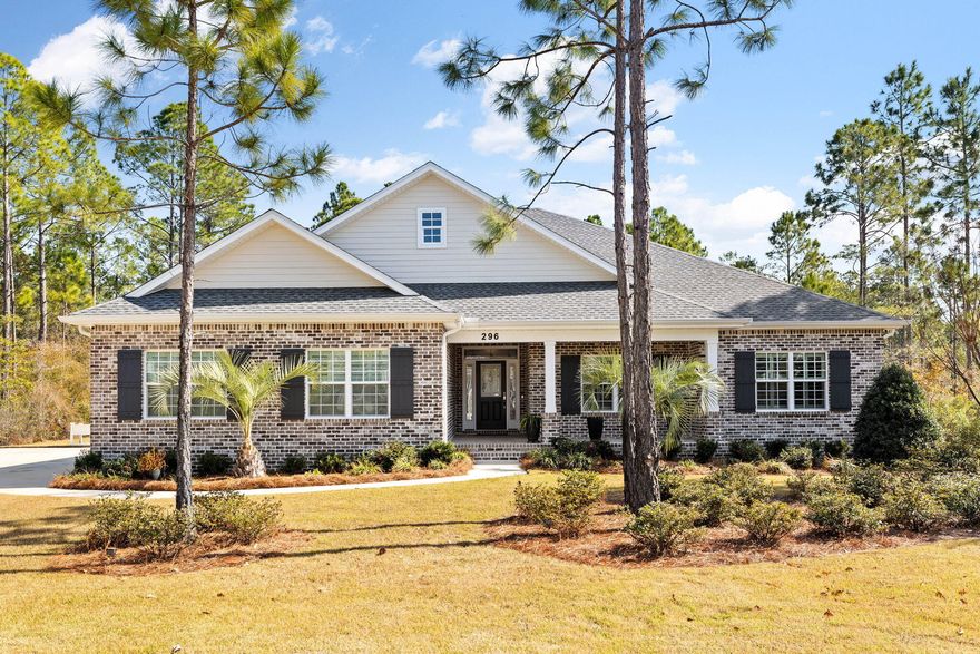 Welcome to Seclusion Bay--where privacy meets coastal elegance in this beautifully maintained 4-bedroom, 3-bathroom home, nestled within one of Santa Rosa Beach's most sought-after gated communities. Situated on an expansive 1.3-acre lot, this 2,608 sq. ft. residence offers the perfect blend of spacious comfort and serene surroundings.Step outside to your own private retreat: a lush, foliage-framed backyard that offers unparalleled seclusion and tranquility. Mature pines and vibrant greenery wrap around two sides of the property, providing natural beauty and privacy. The centerpiece is a sparkling pool with an attached spa and a generous sun shelf, perfect for soaking up the Florida sunshine. The covered lanai and expansive pool deck create an inviting space for savoring quiet  mornings or basking in stunning sunset views.
Inside, the home's thoughtful layout is designed to meet modern needs with effortless style. The open-concept living, kitchen, and dining areas are filled with natural light and offer seamless views of the pool and lanai, creating a bright and airy atmosphere. The kitchen is a true showstopper, featuring sleek countertops, a stunning backsplash, modern hardware, and a spacious breakfast bar for casual meals. The dedicated dining area is perfect for hosting family and friends, while the living space invites relaxation and connection.
The primary suite offers a peaceful haven with its luxurious en suite bathroom, complete with beautifully tiled shower and soaking tub, his and hers sinks, and a walk-in closet. Two additional spacious bedrooms and bathrooms provide ample space for family and guests, ensuring comfort and privacy for everyone. The fourth bedroom is currently styled as an office, but offers flexibility for a remote workspace, playroom, additional accommodations, or a flex space for anything you may need. Additional highlights include a spacious garage, a convenient outdoor shower, and a large laundry/mudroom equipped with built-in cabinetry and a sink.
Built in 2021 and meticulously maintained, this home offers a harmonious blend of contemporary style and timeless comfort, all set in a peaceful, welcoming atmosphere.
Seclusion Bay is a quiet, family-friendly, low-density community with only 53 estate-sized lots, offering both privacy and a sense of belonging. Residents enjoy exclusive access to a private community dock on Choctawhatchee Bay, perfect for fishing, paddleboarding, kayaking, or simply taking in the breathtaking bayfront sunsets. The neighborhood is gated, with no through-traffic, ensuring peace of mind and a safe environment for families.
While you'll feel a world away in this secluded paradise, you're just minutes from the world-renowned beaches and fine dining along 30A, as well as the vibrant shopping and entertainment options in Miramar Beach and Destin. Top-rated schools, scenic state parks, and endless outdoor activities are all within easy reach, offering the best of coastal living right at your doorstep.
Don't miss the chance to claim your piece of paradise in Seclusion Baywhere luxury, privacy, and natural beauty come together to create an unforgettable living experience.