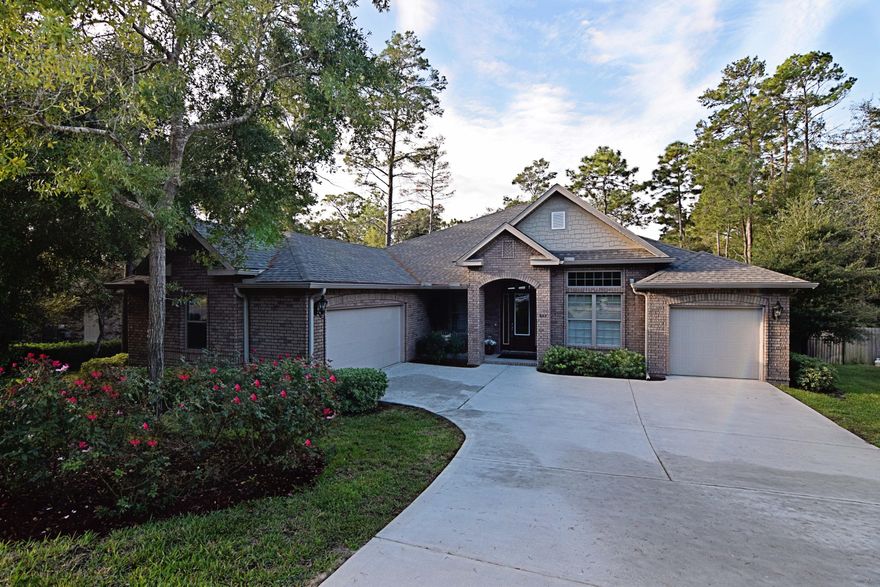 Congratulations! This is the home you have been looking for- it has everything!
This amazing home is open and airy with wonderful natural light, making the large spaces perfect for entertaining. The gourmet kitchen with its gleaming stainless steel appliances and beautiful granite features a walk in pantry and a large cooktop which is also plumbed for gas. Your family and guests can eat at the large breakfast bar, in the kitchen nook, or under the glamorous chandeliers in the formal dining room. The cook is part of the action with the kitchen completely open to the family room and near the laundry room. Can anyone join me in getting excited about a laundry room? This has got to be one of the largest and nicest in town, complete with a center island,tons of storage and counter space all wi granite! It would also be perfect as a craft or art room for you or the kids. All four bedrooms are large, but the master steals the show both in size and with the extra sitting area which could double as a nursery, office, gym or reading area. The master bath is like a spa with the deep soaker tub and large walk in shower trimmed with beautiful glass tile. Gentlemen, not only do you get the 3 car garage that you want, but one of the stalls is separate for you to store that special car or to finally have room for your workshop and projects. All of this is found on a hall acre lot with a park like view of the private green belt behind the fenced in yard. With room for a  pool and for the kids to play, this is an amazing property. There are so many stunning upgrades in this house that we don't have space to list them all, but picture high ceilings, crown moulding, tall doors and windows, hardwood floors and a huge beautiful covered lanai with ceiling fans. Please ask to see this home today- you will not be disappointed!