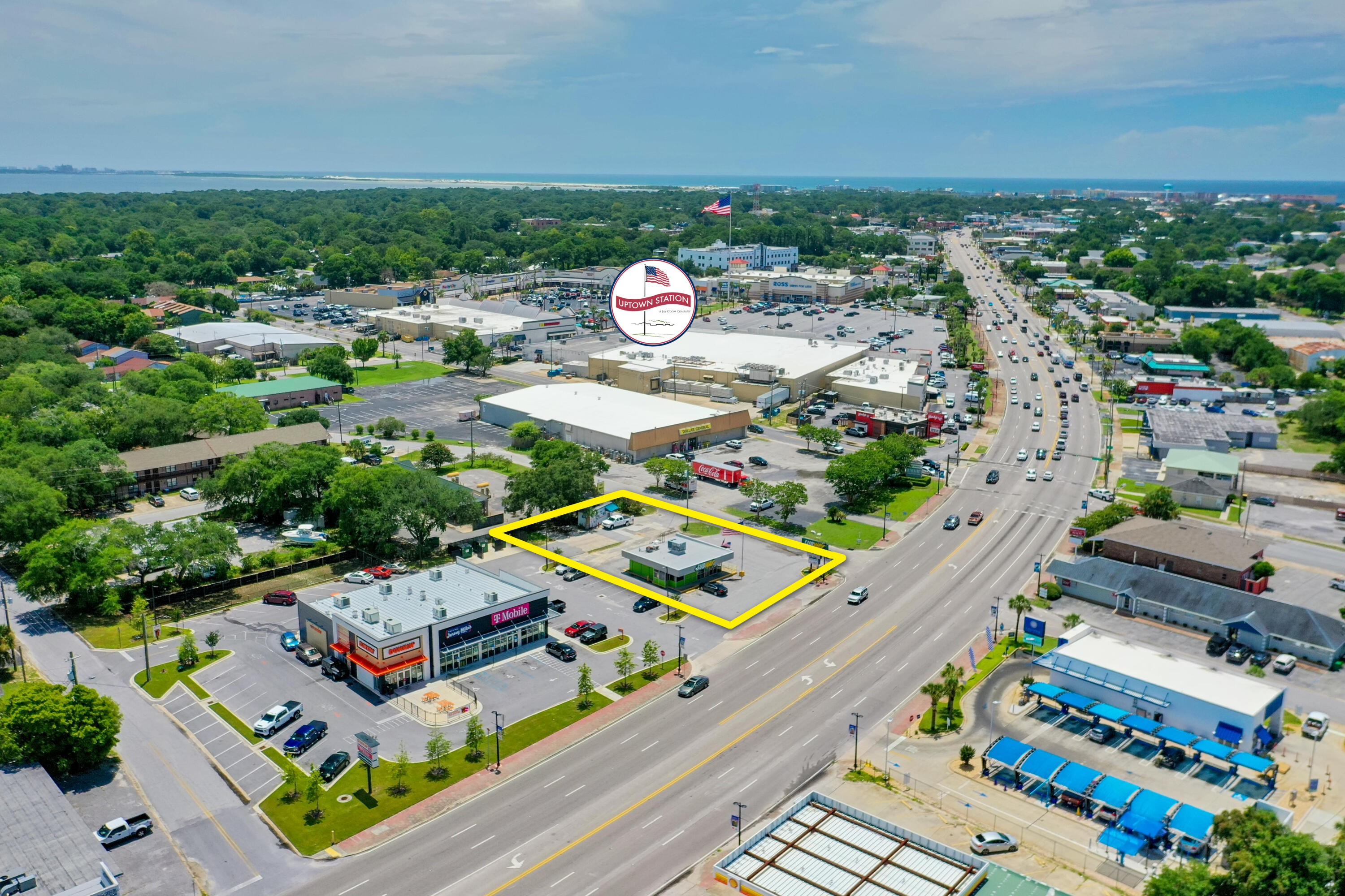 NEW LISTING! Highly visible corner site located on Eglin Parkway in Ft. Walton Beach, Florida.This prime site is located only 300' from Uptown Station, one of the most patronized retail venues in the City of Ft. Walton Beach. The subject site currently hosts a freestanding building leased to a Subway franchise. The site measures approximately .22 acres, with approximately 102' fronting Eglin Parkway. Overall, the parcel measures 102' x 174' x 100' x 154'. Please inquire for further details.