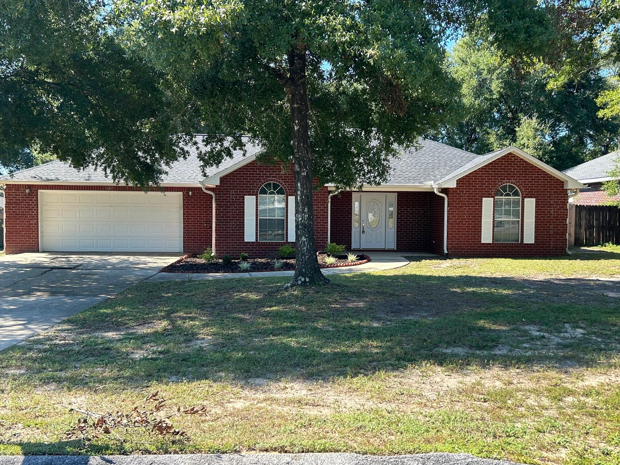 Beautiful brick home in North Crestview. Large Master Closet, Whirlpool Tub and Separate Shower in the Master Bathroom. Large covered Veranda on the Back for Relaxing or Entertaining. Garage is big enough to park 2 vehicles. Large Great Room with Dinning Room off the Kitchen. Two Water Heaters for those Hot Baths and Long Showers. New Roof June, 2025. Drain Field Replaced May, 2024. Great Family Home but also good Flow for Entertaining.