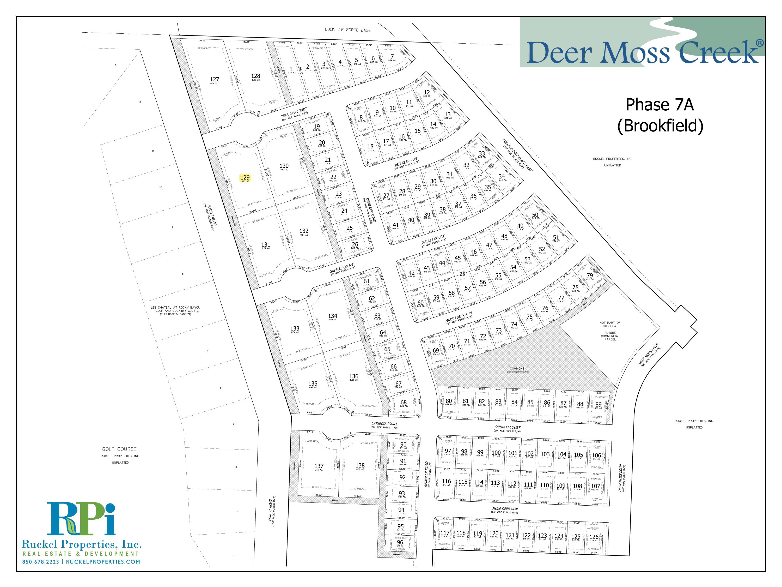 DEER MOSS CREEK - Land