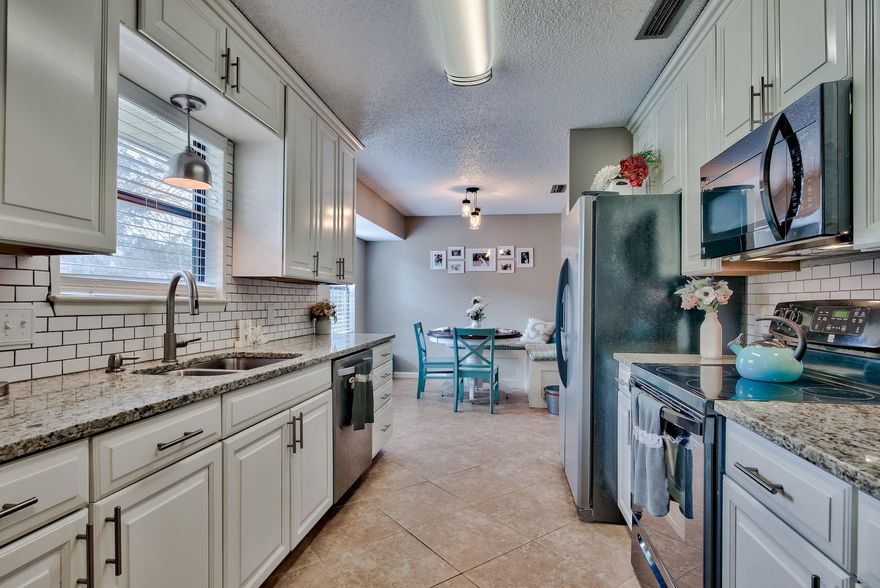 This amazing bright 3-bedroom, 2-bathroom house with an enormous Florida room is located at the end of the cul-de-sac in the heart of Niceville.
Move in ready!!!
New fresh neutral paint with updated lights, fans and hardware throughout the house. New cabinets in kitchen and bathrooms, new microwave and stove installed a couple years ago. Granite counter tops, 18'' diagonal travertine like tile all over besides the bedrooms. Fireplace and a vaulted ceiling in the living room. New AC installed in 06 with addition HVAC sq. ft. added for the large Florida room. The Florida room has a lot of natural light and comes with a lot of tilt out windows for the cooler seasons and leads to massive back deck.
One car garage with hurricane code garage door for lower insurance rates. Huge front yard with nicely designed landscaping to include a gravel walkway and extra storage unit on the south side of the property. The backyard has a privacy fence and it comes with brick firepit and large storage shed. 

The property also has a sprinkler system. Close to schools, churches, shopping and entertainment. 

The location makes it great for kids (no through traffic). This home is waiting for a new owner or would make a wonderful investment property.

To explore the property please visit the virtual tour on the link below.

https://my.matterport.com/show/?m=RLnLXthGXH9&mls=1