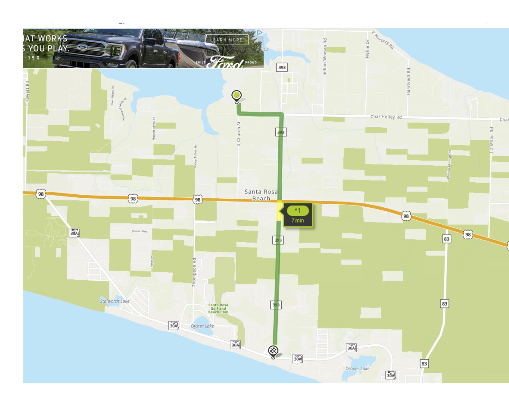 Live Oak Pt & Old town of Santa Rosa - Land