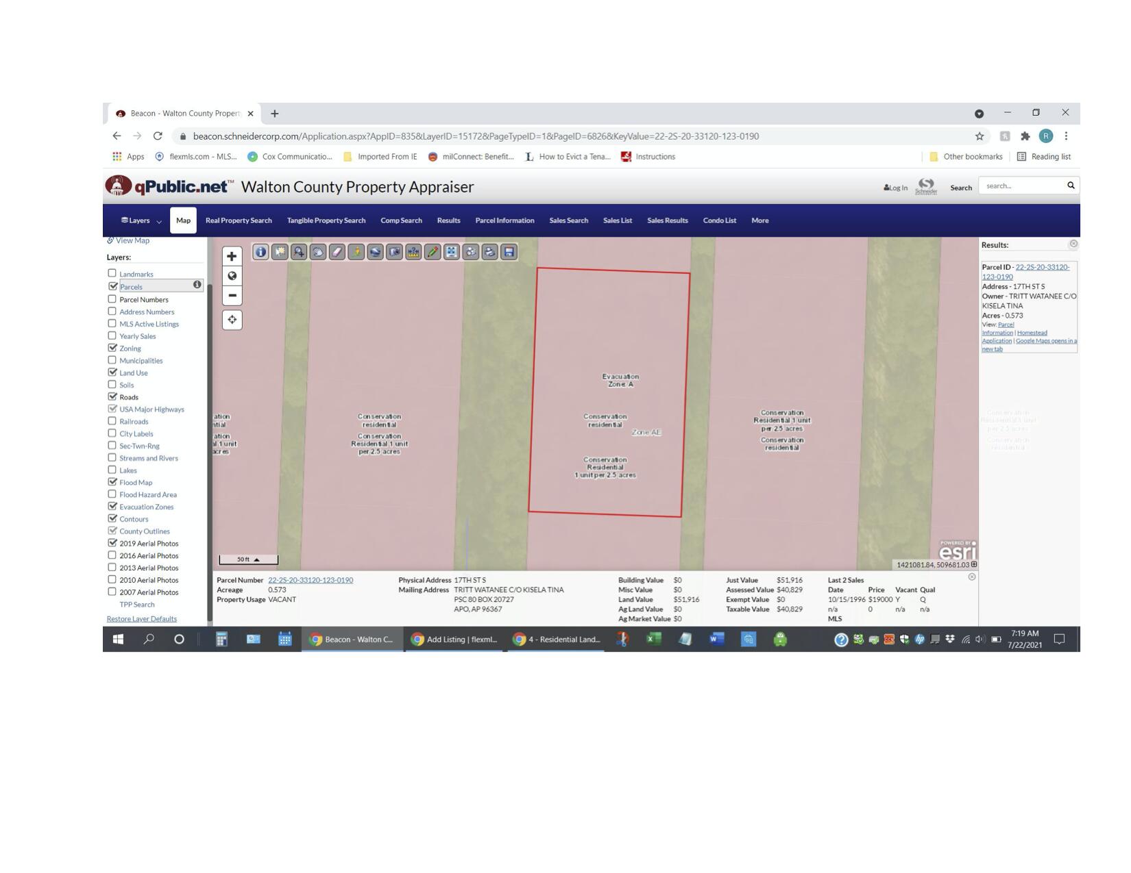 Live Oak Pt & Old town of Santa Rosa - Land
