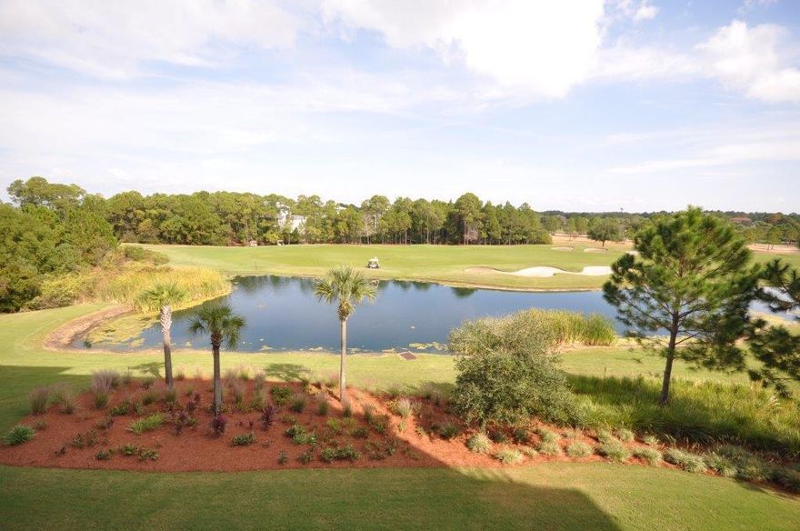 $21,000 in rentals from March -Dec 2018. This ''A'' rated studio offers gorgeous views of the Bay and the Burnt Pine Golf Course. Porcelain wood plank tile flows throughout for easy maintenance and clean up. This condominium sleeps 4 and and has a kitchenette with mini fridge, sink, and coffee maker. This unit makes a great getaway for second home or investment for short term rental with proven rental history . Close to all restaurants and entertainment in the Village of Baytowne wharf, Great rental for out of town guests and resort conventions.