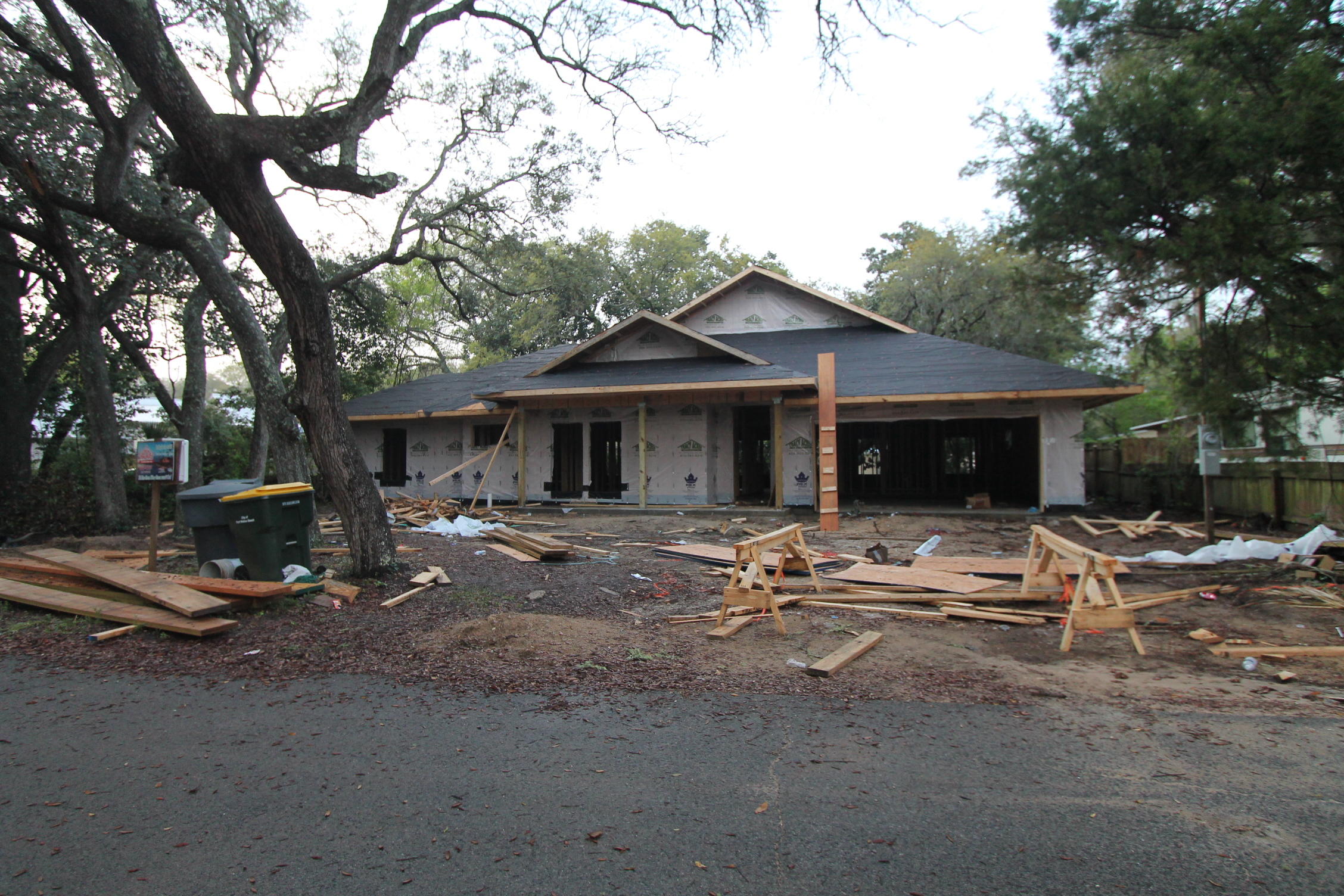 Entered for comps only.....sold VERY early in construction phase. Awesome new floor plan, offered by a multiple award winning builder. Home is on a large lot with beautiful mature trees which is also in a quiet neighborhood with location, location, location. This 4/3 custom brick plan has super curb appeal. There are 10 ft. ceilings w/ impressive crown molding. There is hand scrapped hardwood flooring and and 5 1/4'' baseboard throughout entire home, except for wet areas,(tile).