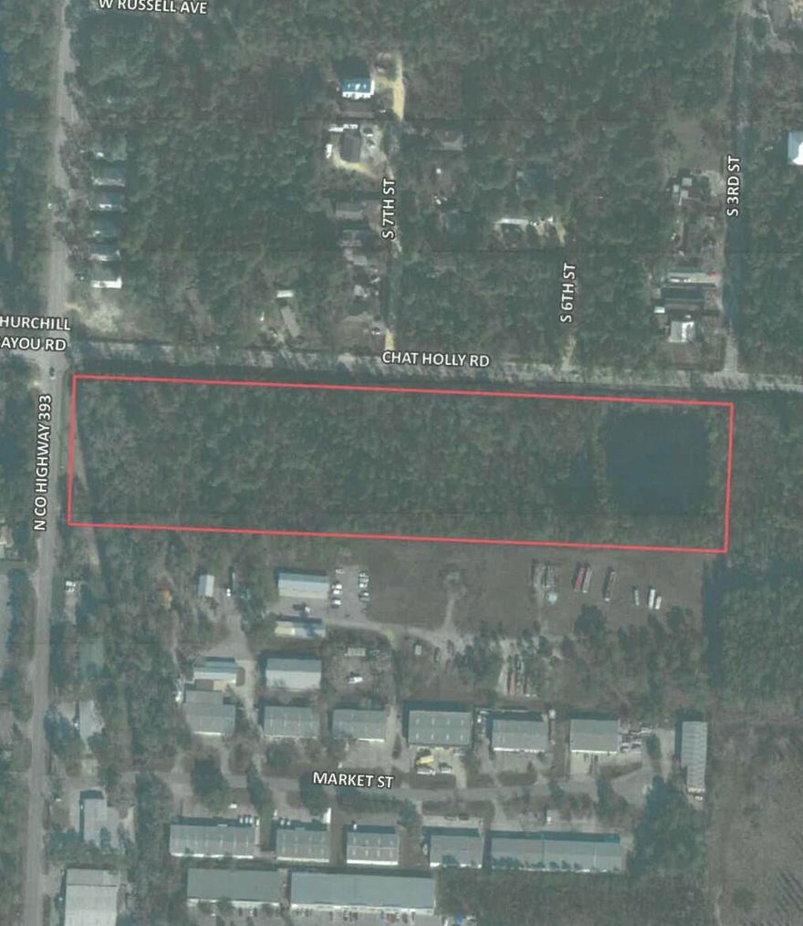This corner lot is ready to make a developer's dream come true! With close to 1,500 ft of road frontage, over 5 acres of uplands, and possessing coastal center zoning, this parcel boasts endless mixed use possibilities!Wetland mitigation approved under previous development order.