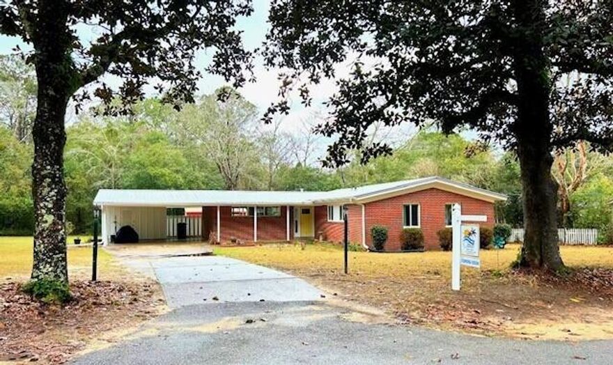 A true treasure within walking and biking distance to Lake Defuniak, downtown and Defuniak's Historical District.  This charming home had a new metal roof installed in 2019 along with the following updates: remodeled master bath, new windows in all bedrooms and master bath, new heat pump system and duct system, new back doors (2) and screens (2), new water heater, new 10 x 20 shed, kitchen cabinets were prepped and painted inside and out, new line from house to septic tank, tank emptied January 2023 and new interior paint throughout the home. In 2020 the exterior of the house was painted, new gutters installed, main bathroom remodeled. In 2022 a new front door was installed and the beauty of it all is that the home is only 30 miles from the beach!