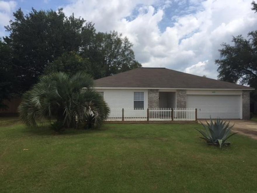 Take a look at this quaint 3 bedroom, 2 bath home with tile flooring throughout! This home has a cozy kitchen with room for its own dining table. Sits on a quiet street not far from the recently updated Rec. Center. This home is perfect for anyone looking to enjoy a large deck and oversized fenced in backyard.