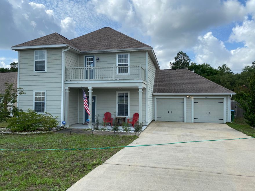 Great location south of I-10 This 3 bedroom, 2.5 bath home has been lovingly maintained and features all appliances to include Washer and Dryer (not warranted), and a privacy fenced back yard with an open patio and yard building! Home also features a den and formal dining area flanking the foyer. Convenient 1/2 bath located on the 1st floor. Eat-in Kitchen with Island, breakfast bar, and pantry will delight the chef in the family. Upstairs features 3 bedrooms and 2 baths. Spacious Master Bedroom has a tray ceiling, and master bath has dual sinks, soaker tub, separate shower and large walk-in-closet. Owner will consider pets with a non refundable pet fee. Any pet must be spayed/neutered, up do date on all shots and fully housebroken. Sorry NO smoking. Any one 18 years