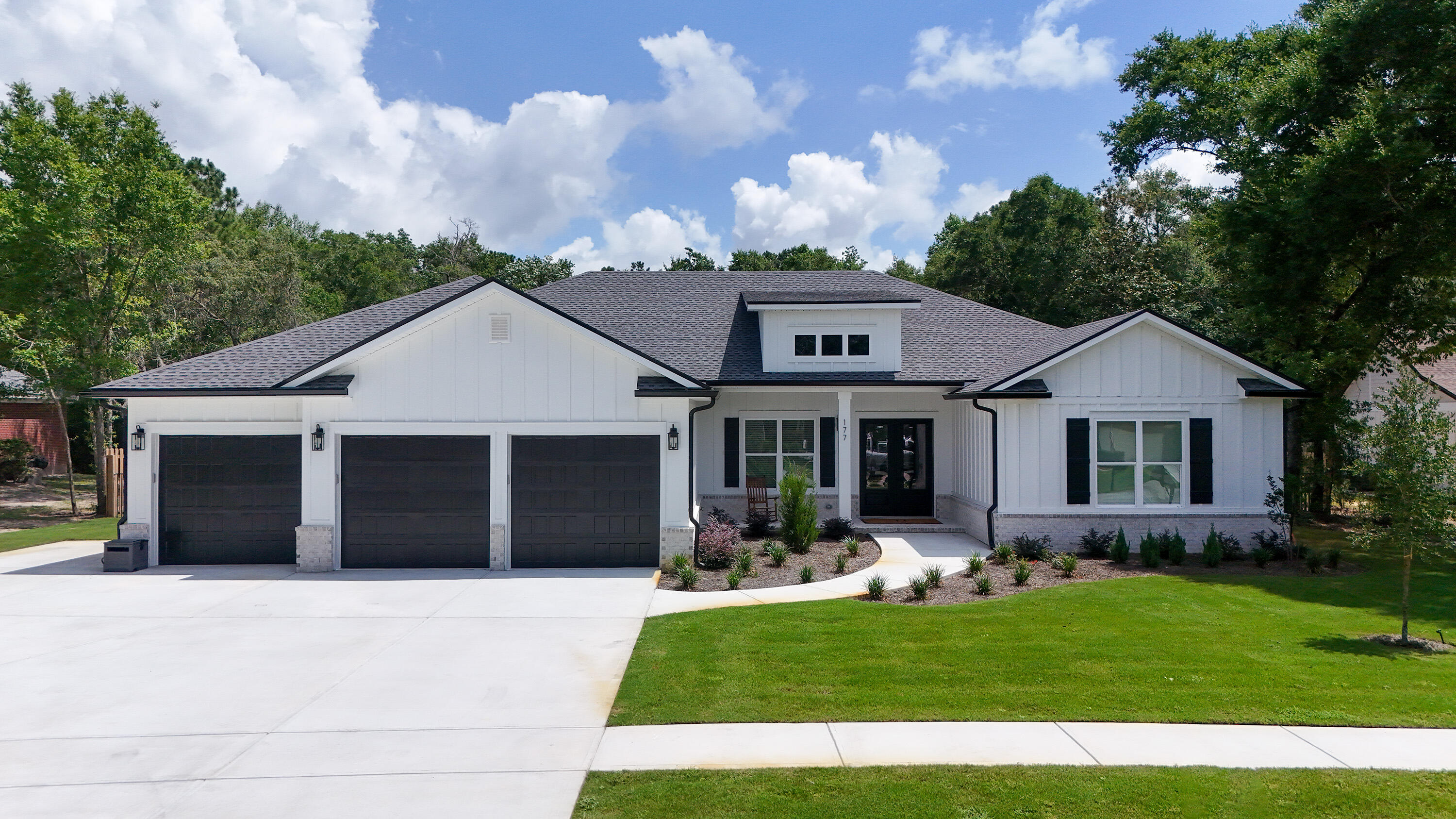 LISTED $25,000 BELOW RECENT APPRAISAL! Discover modern luxury with this stunning custom-built ranch-style new construction home in the popular community of Hammock Bay. Located in Harmony, the only neighborhood featuring 10' setbacks on each side and 25' on the front to offer an estate like feel. This vast home features 4,300 sqft under the roof and 3,093 sqft heated/cooled, 4 bedrooms + bonus room/office, 3-car garage, and 10' ceilings. Situated on a cul-de-sac and backing up to a lush preserve, this oversized .54-acre lot offers your own oasis with a large backyard with ample space for a pool. A bright open-concept design featuring a natural light filled living area that flows into the dining room and custom kitchen featuring a walk-in pantry, large island, and high-end appliances.