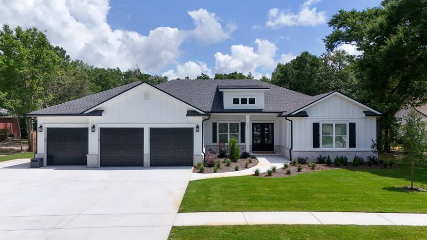 LISTED $100k+ BELOW RECENT APPRAISAL! Discover modern luxury with this stunning custom-built ranch-style new construction home in the popular community of Hammock Bay. Located in Harmony, the only neighborhood featuring 10' setbacks on each side and 25' on the front to offer an estate like feel. This vast home features 4,300 sqft under the roof and 3,093 sqft heated/cooled, 4 bedrooms + bonus room/office, 3-car garage, and 10' ceilings. Situated on a cul-de-sac and backing up to a lush preserve, this oversized .54-acre lot offers your own oasis with a large backyard with ample space for a pool. A bright open-concept design featuring a natural light filled living area that flows into the dining room and custom kitchen featuring a walk-in pantry, large island, and high-end appliances. This well-appointed luxury home is your dream home for everyday living and features state-of-the-art LPV flooring throughout, top-of-the-line tile, custom cabinetry and craftsmanship, subway tile backsplash, quartz countertops, high-end appliances, professional lighting/window treatments, sleek finishes, and fixtures. The heart of the home is the chef's kitchen that includes a walk-in pantry with custom built-shelves and an additional refrigerator, custom-designed island and vent hood, built-in microwave, double ovens plus more. Additional standout design features include a spacious laundry and mud room for extra storage space.

Harmony in Hammock Bay is conveniently located to all the world-class amenities offered. From Hammock Bay's miles of trails/sidewalks, 2 new clubhouses coming soon, with one being right on the bay, 24/7 8,000 SF fitness facility; owners' club with theatre, caterer's kitchen, and party space; three swimming pools, tennis, basketball, 4 lit pickle ball courts, playground, bayfront club house, (soon, a 3rd clubhouse with pool and kayak launch), fishing pier, 60 acre sports complex, outdoor amphitheater with spectacular LED TV for concerts and sports, two dog parks, plus so much more. Don't wait, schedule your home tour today.