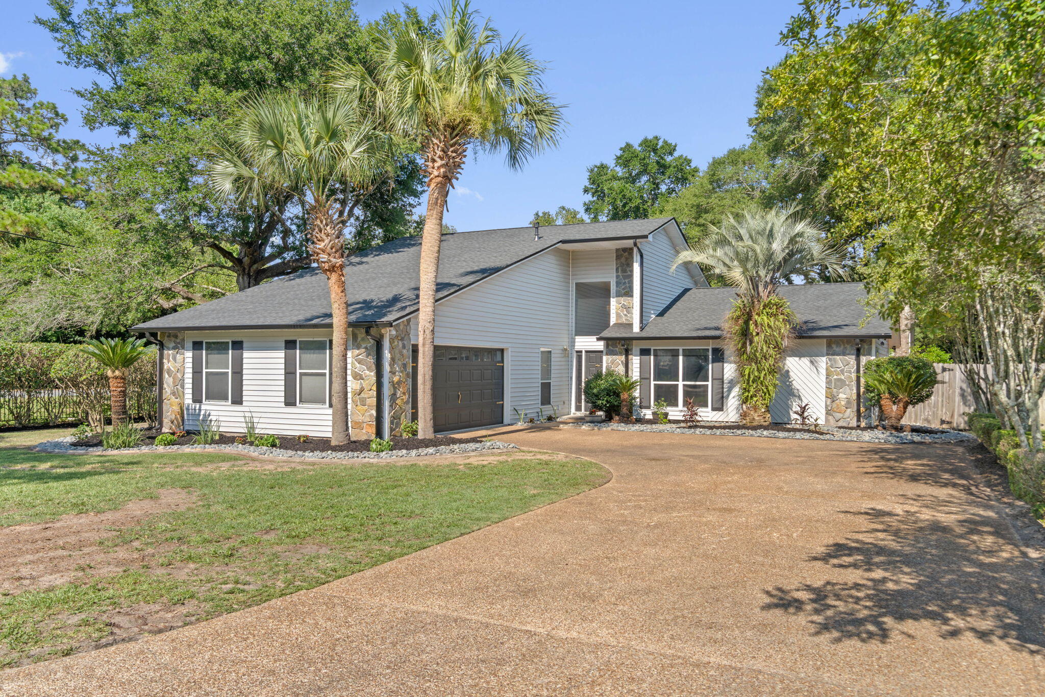 Presenting a splendid coastal retreat at 101 Hands Cove Lane, Shalimar, FL, where your ultimate sanctuary awaits. This exquisite 3-bedroom, 3-bathroom haven sprawls across 2,197 square feet, offering a perfect blend of comfort and elegance. Dive into relaxation with your own private swimming pool, a sparkling centerpiece for both leisure and entertainment. The open-concept layout ensures a seamless flow from the spacious living area to the modern kitchen, ideal for culinary adventures. Each bedroom is a tranquil escape, promising restful nights and bright mornings filled with natural light. The full bathrooms are thoughtfully designed, featuring modern fixtures and ample space to rejuvenate.