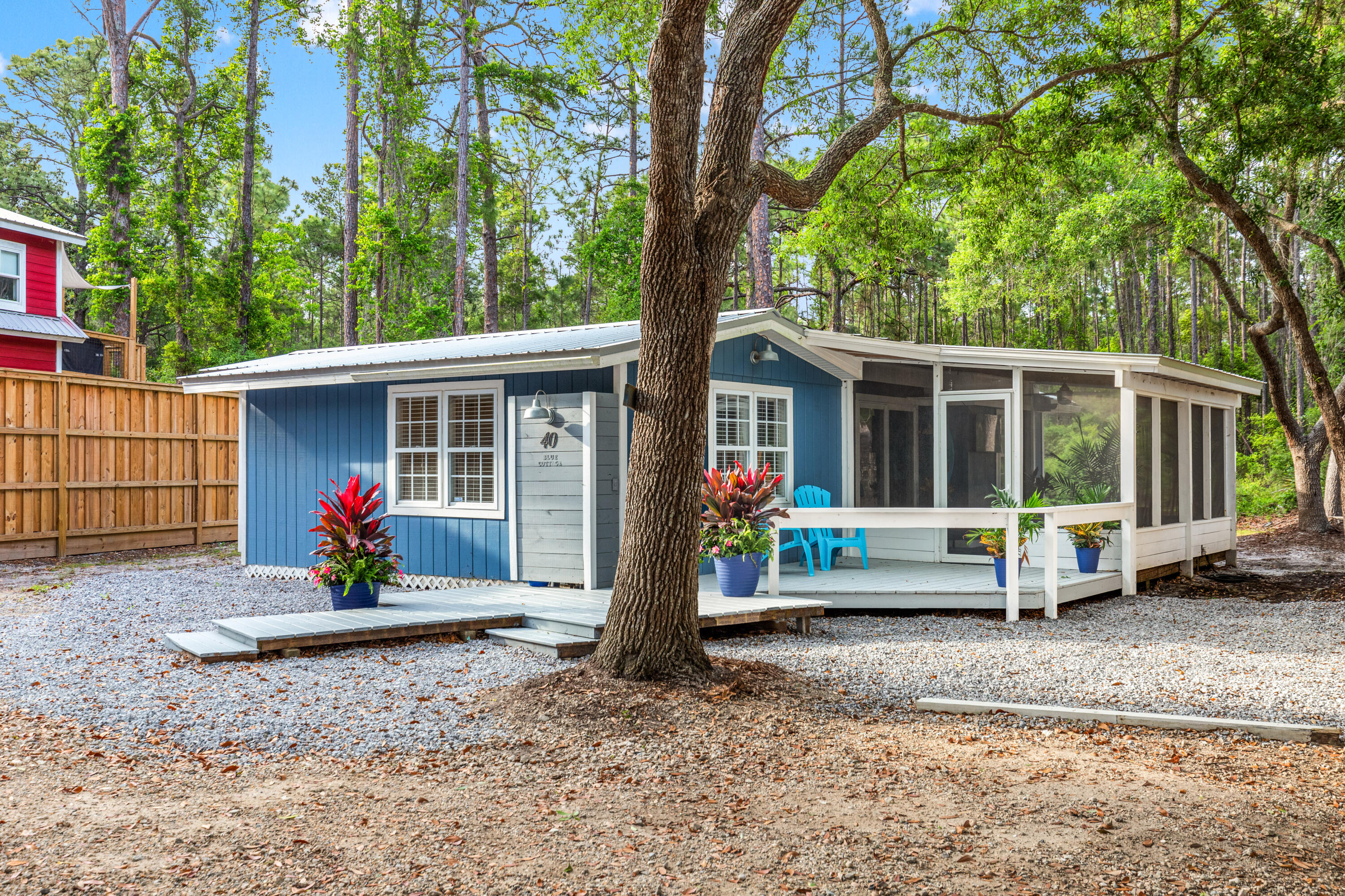 Enjoy coastal living in this inviting 2-bedroom, 1-bath cottage tucked beneath the shade of beautiful oaks in Santa Rosa Beach. This home offers a comfortable and functional layout with a bright living area and convenient in-home washer and dryer. It is available furnished or unfurnished, giving you flexibility to make the space your own. Utilities--including water, sewer, electricity, and landscaping--are all included in the rent, simplifying monthly expenses with fewer bills to manage.Located next door to a studio cottage, this property can also be rented together for those who need additional space. Families will appreciate the highly regarded school zoning, including Butler Elementary, Emerald Coast Middle School, and South Walton High School. With 30A just minutes away, you'll have easy access to public beach entry points, restaurants, and the natural beauty of Topsail Hill Preserve State Park.
A Rental Application Fee of $70 for each applicant will be collected to initiate a credit screening and criminal background check as part of the application evaluation process. Beach Sunsets Inc charges a Tenant fee of $25 per month payable with rent. Renter's Insurance is required; Option available for $11.95 per month. Pet Security Deposits are $500 PER PET and refundable if there is no damage at lease end. Pet Rent is $25 PER PET per month. At lease execution, security deposit(s), pet security deposit(s), and any lease required prepaid rent are due and payable. Your first rent payment is made the day you move in and due the 1st to 5th of each month thereafter.
