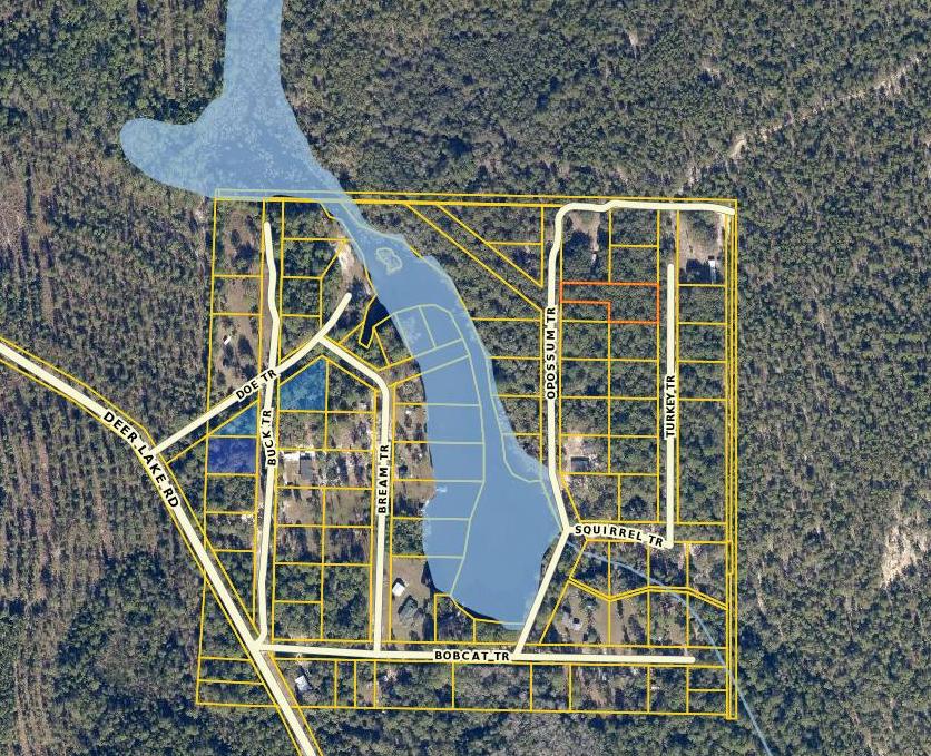 .29 acre vacant residential parcel, lot front Opossum and Turkey Trail