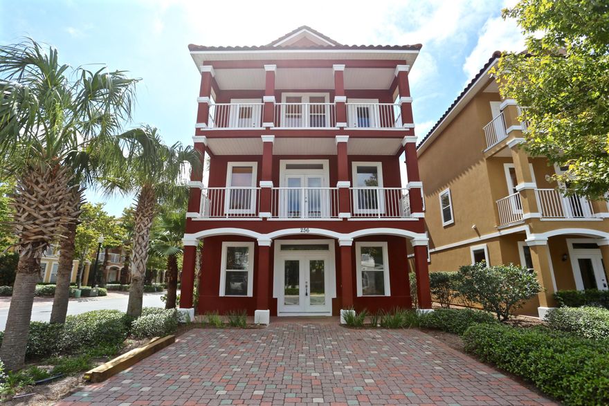 New Price! Excellent REO opportunity in The Villages of Crystal Beach! Enjoy the fabulous pool area in this gated community just minutes from the beaches of the Gulf and all the shopping, restaurants and entertainment that Destin has to offer! Perfect property for year round, 2nd home or vacation rental. Six (6) bedrooms, 3.5 baths, single family house with main level master. Travertine floor in main level great room, kitchen and powder room. Brand new carpet and paint throughout. 2nd floor has large f