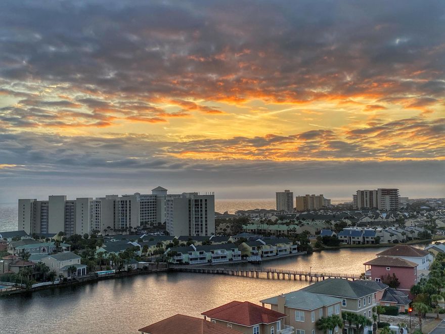 A rare collection of crisp coastal decor and endless vistas gift residents and guests of this spacious two bedroom condo, offering a rare blend of value and location at The Terrace at Pelican Beach. Providing access to the plentiful amenities of the Pelican Beach Resort, including gulf front pools, tennis courts, a tiki bar, fitness center and indoor pool, the coastal lifestyle is easily enhanced at this central Destin condominium. Quick access to top area dining and shopping adds convenience, while quality coastal decor provides a turn key property ready for enjoyment or income potential.Updates to this 11th floor condo include, fresh paint, complete master bath remodel,  granite countertops, relaxing white cabinetry and fresh stainless appliances,