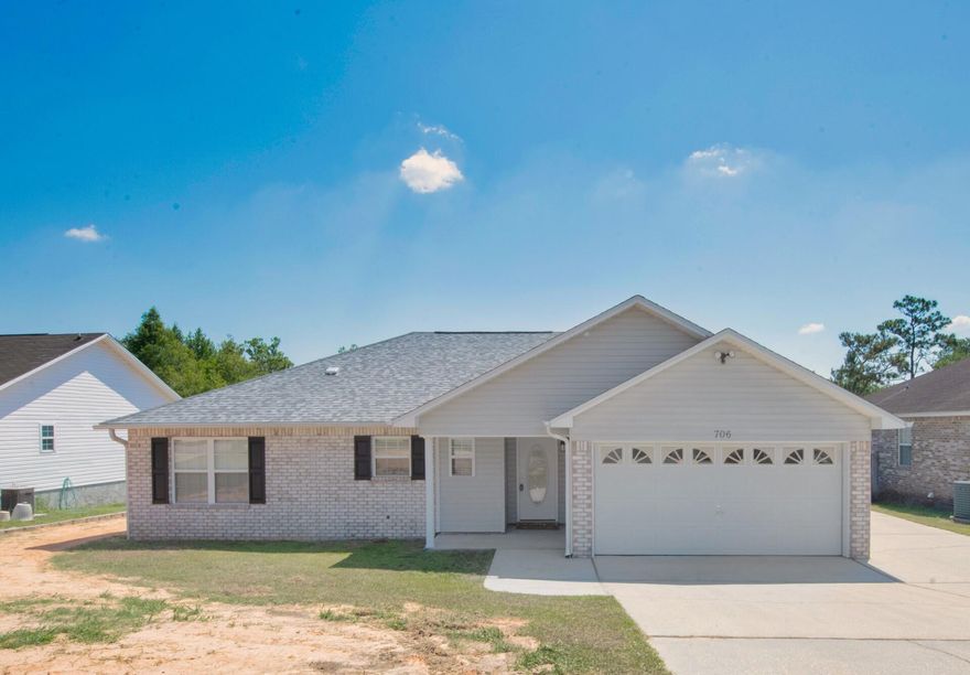 Come make this NEWLY RENOVATED house your home located in the sought after Steeplechase subdivision!! This house is MOVE IN READY!! This lovely house exhibits a NEWER roof, NEWER hot water heater and NEWER A/C unit. This home has been freshly painted and features brand new carpet!! This house has an amazing enclosed Florida room. This house has a working hot tub ready for entertainment! This home also features new fixtures, new LED lighting throughout, new exterior lighting and new smoke detectors. This 3 bedroom/2 bath house encompasses a walk-in closet and double vanity in the master bathroom. This house also has a 2 car garage with an extended driveway that includes an RV plug-in. There is also a shed in the backyard perfect for storage! Come see this house and make it your home today!!