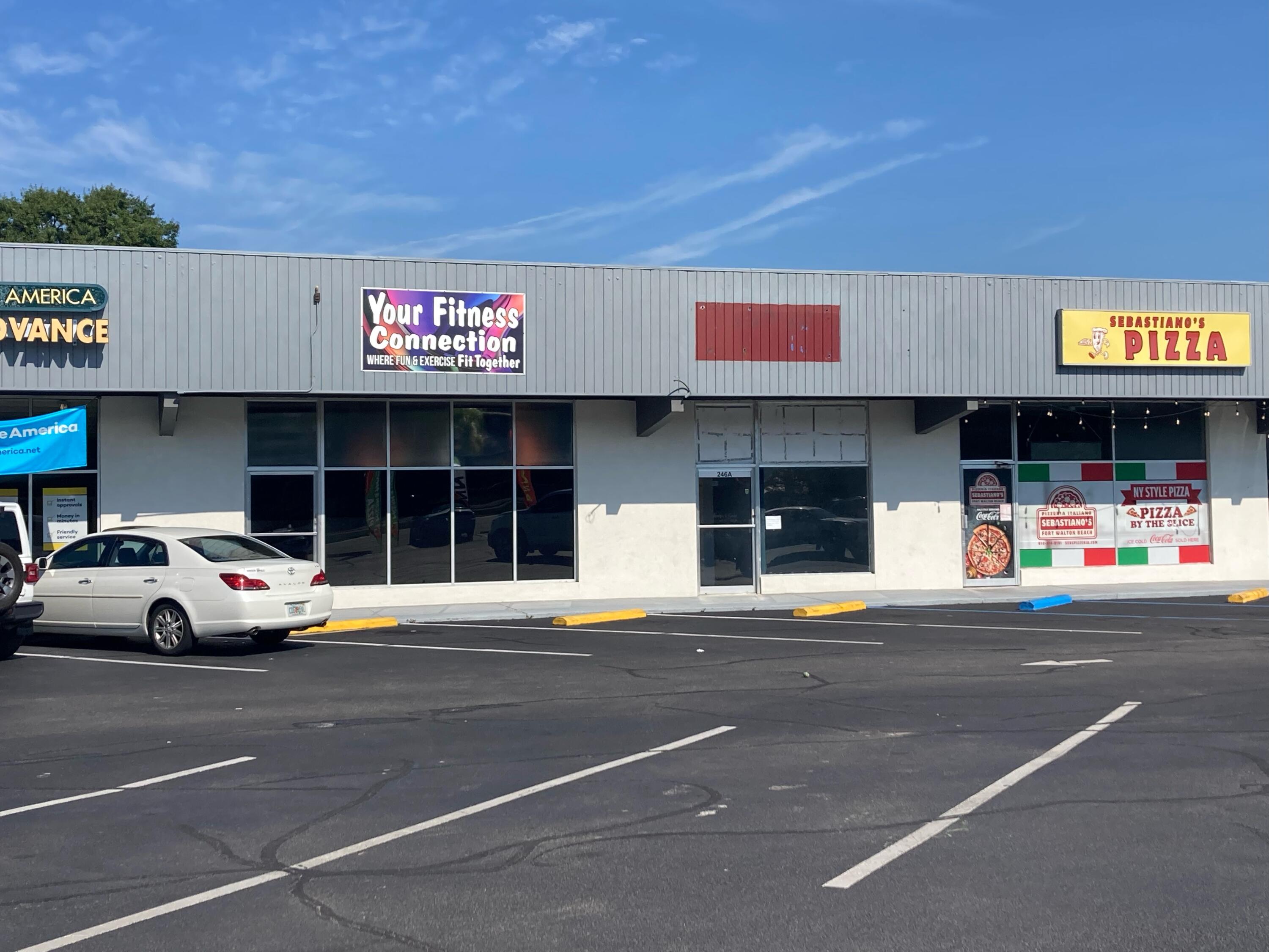 Located in Parkway Plaza fronting on Eglin Parkway. Great visibility, signage, and parking. The unit has an open floor plan with a bathroom and storage room in the rear of the unit.